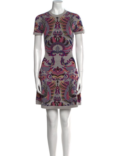 McQ Alexander McQueen Wool Mini Dress