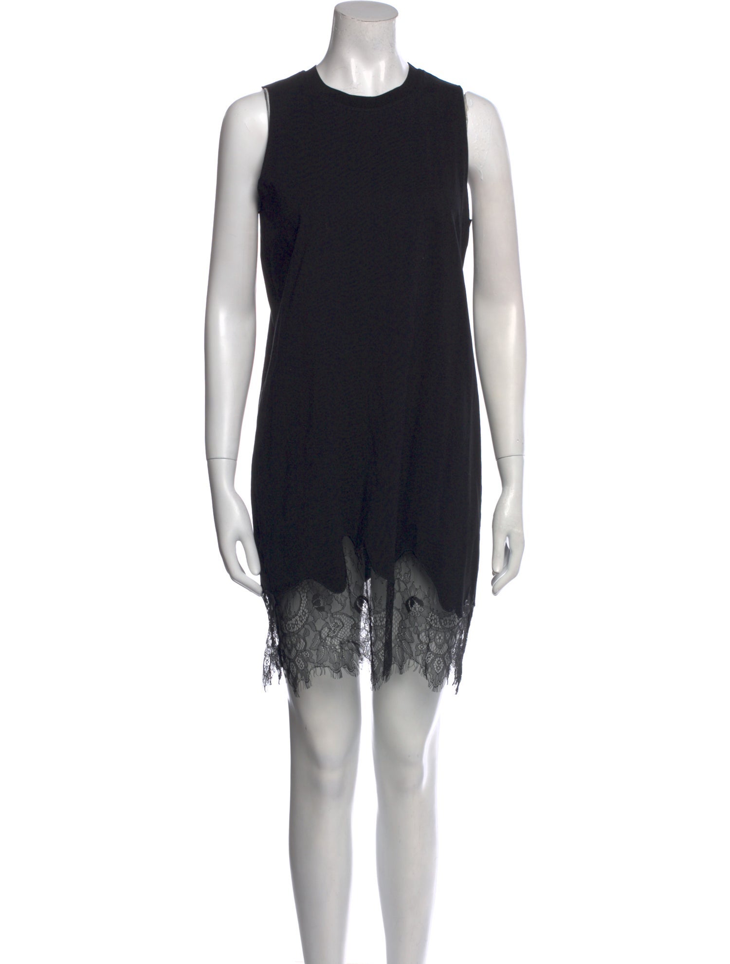 McQ Alexander McQueen Crew Neck Mini Dress