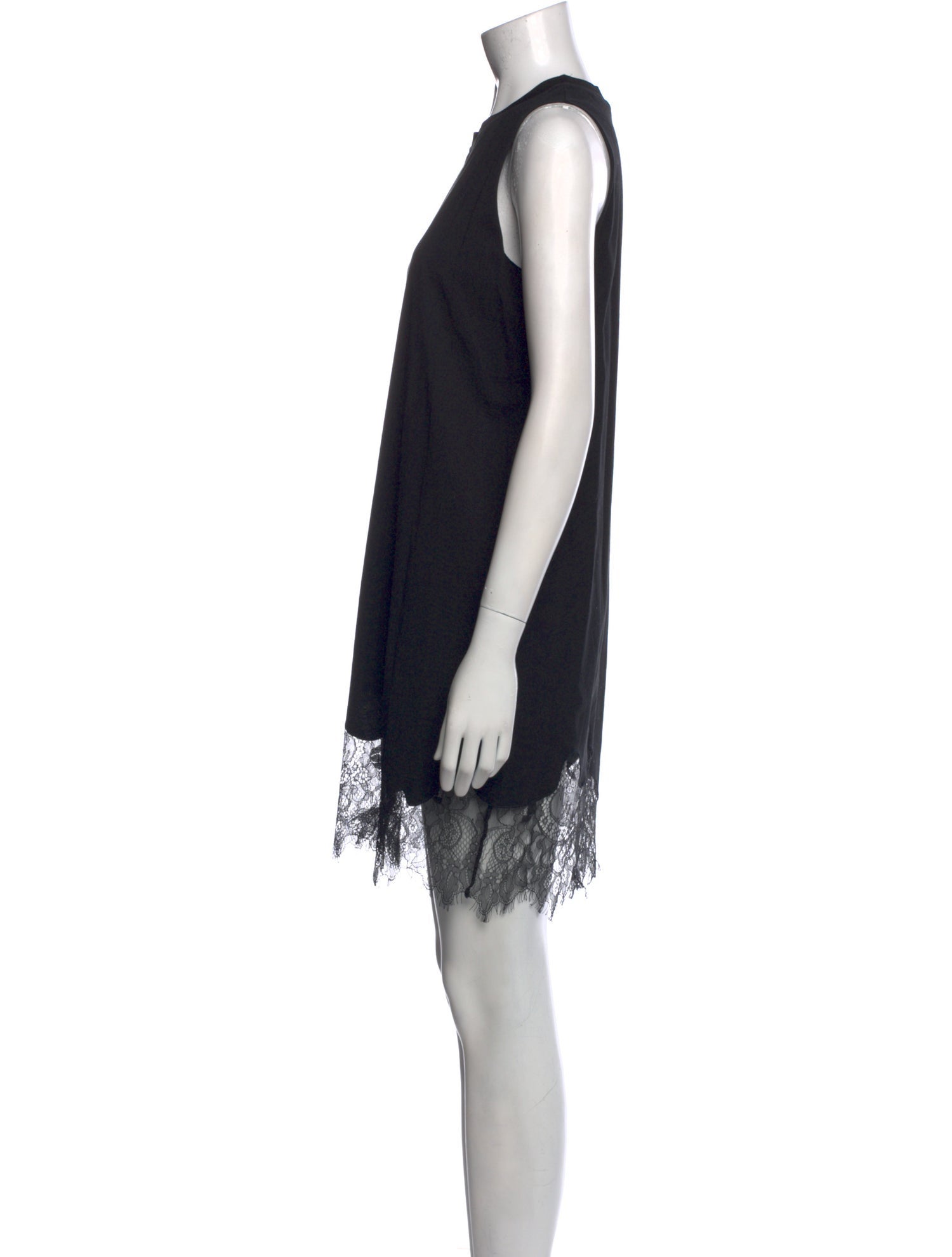 McQ Alexander McQueen Crew Neck Mini Dress