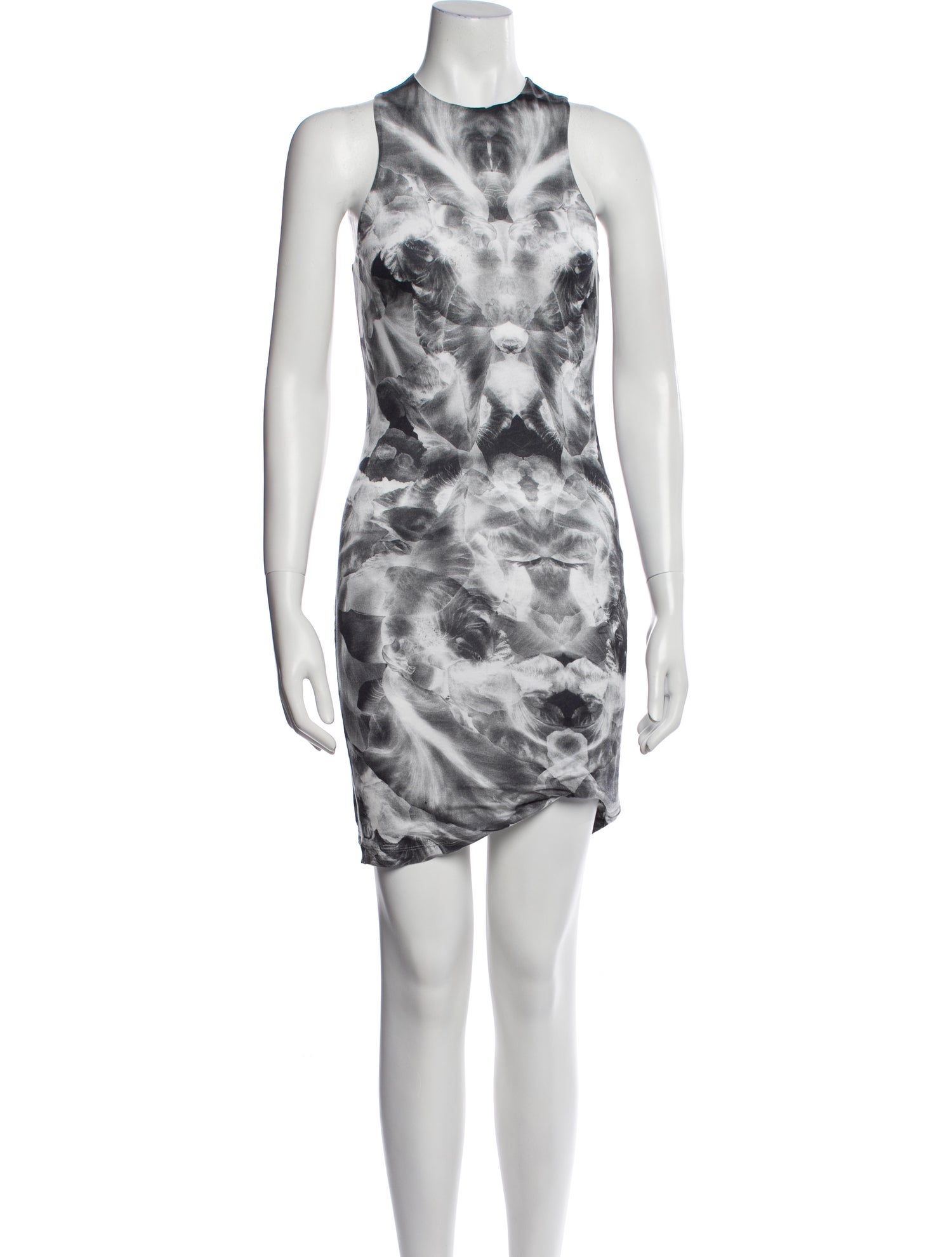 McQ Alexander McQueen Printed Mini Dress