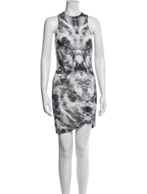McQ Alexander McQueen Printed Mini Dress