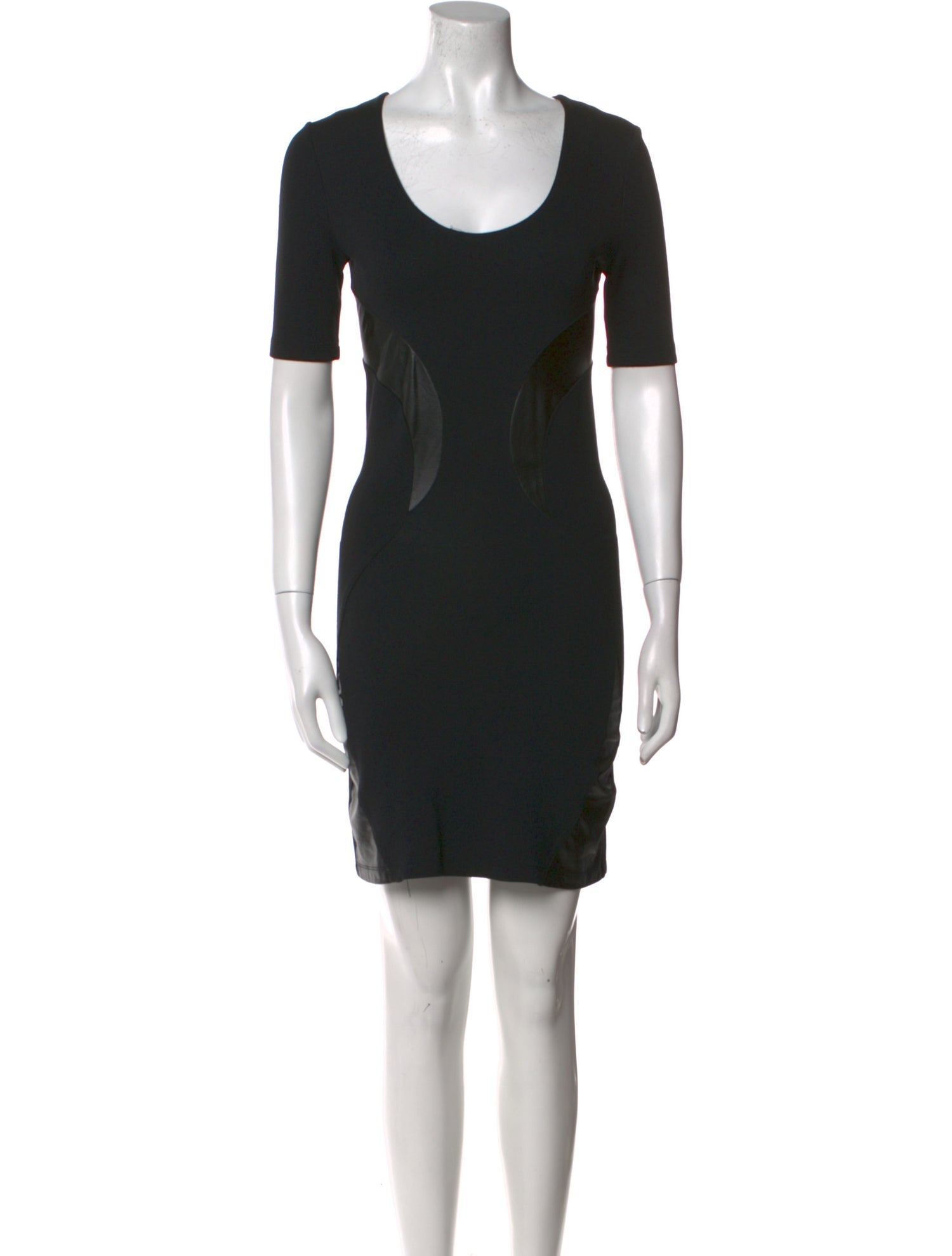 McQ Alexander McQueen Scoop Neck Mini Dress