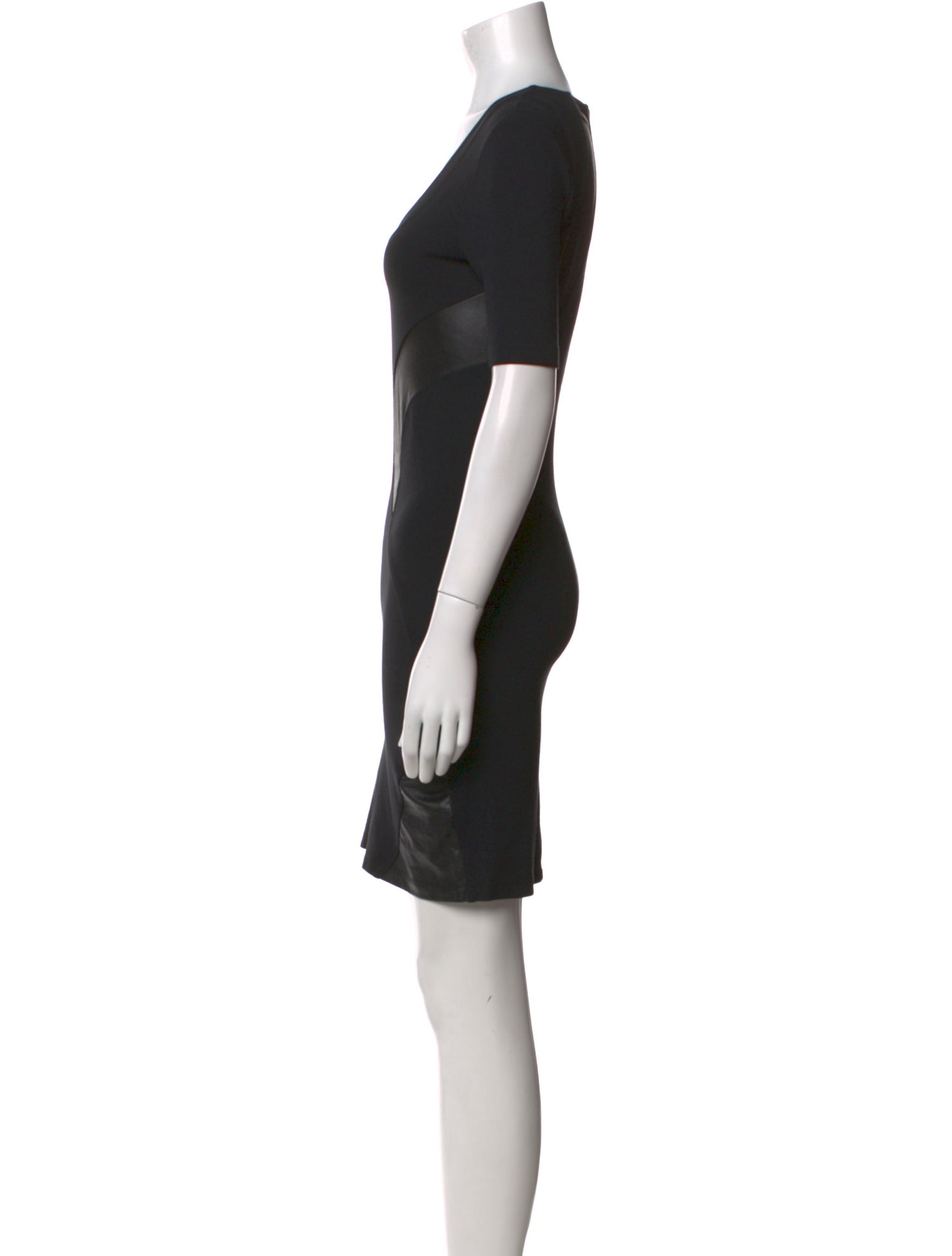 McQ Alexander McQueen Scoop Neck Mini Dress
