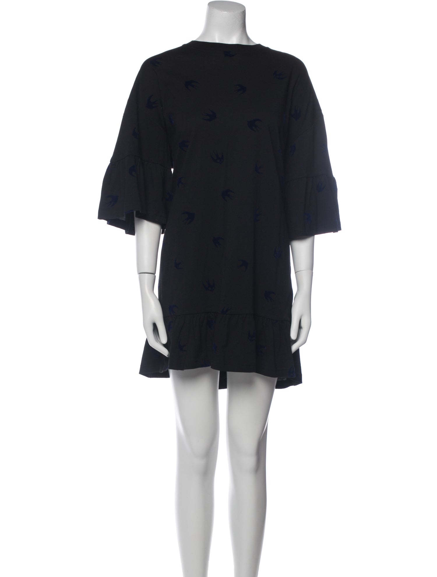 McQ Alexander McQueen Printed Mini Dress