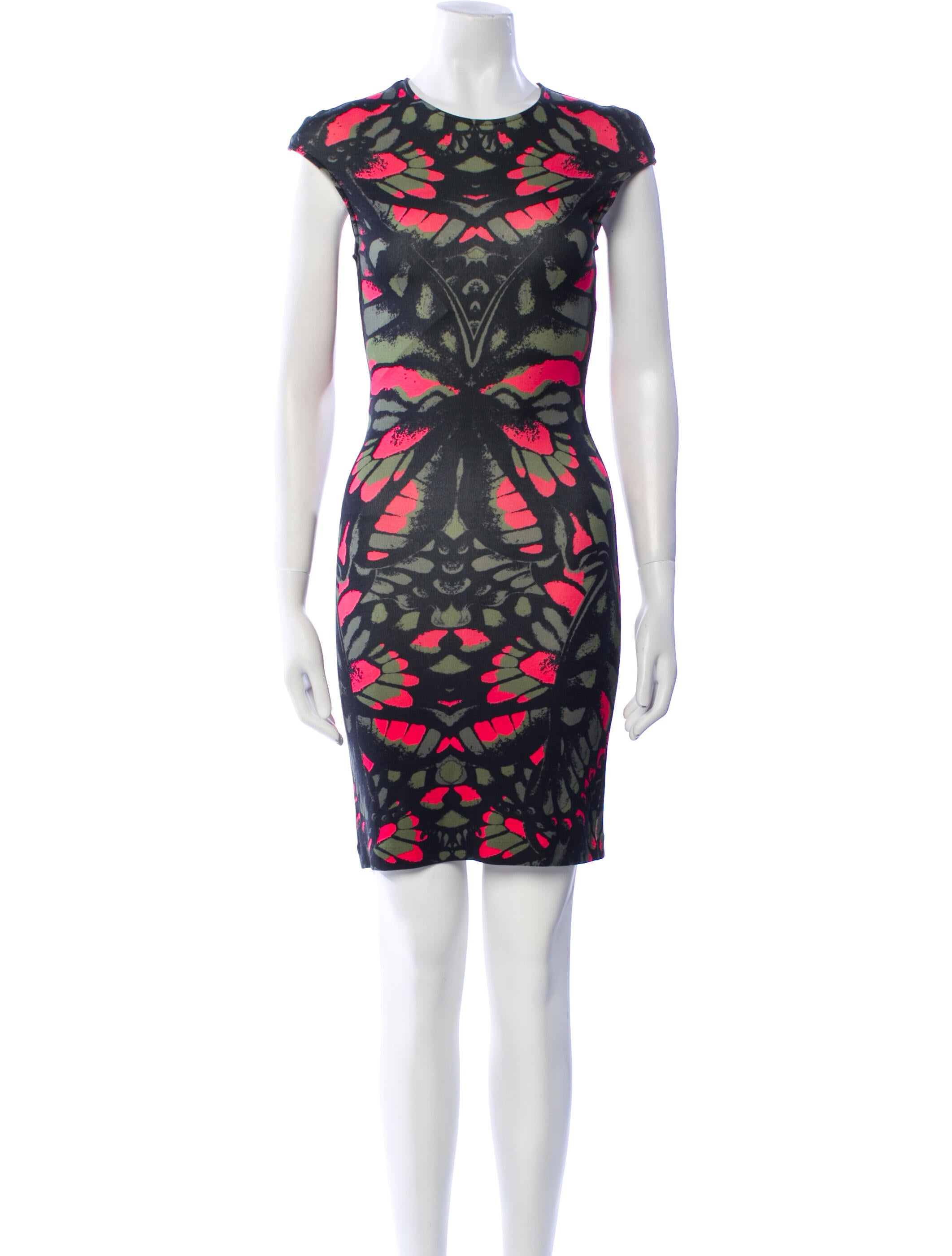 McQ Alexander McQueen Printed Mini Dress