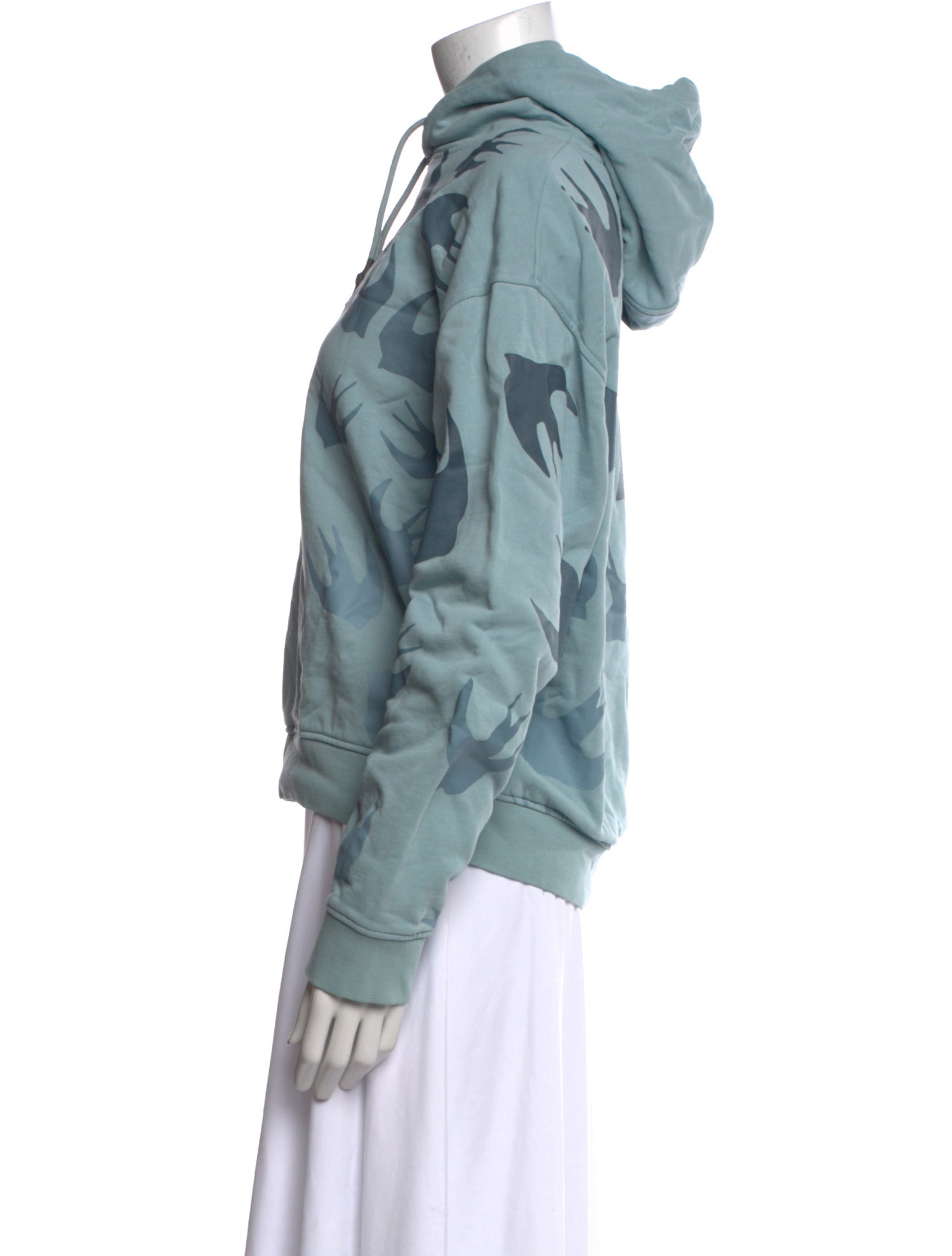 McQ Alexander McQueen Printed Crew Neck Sweatshirt