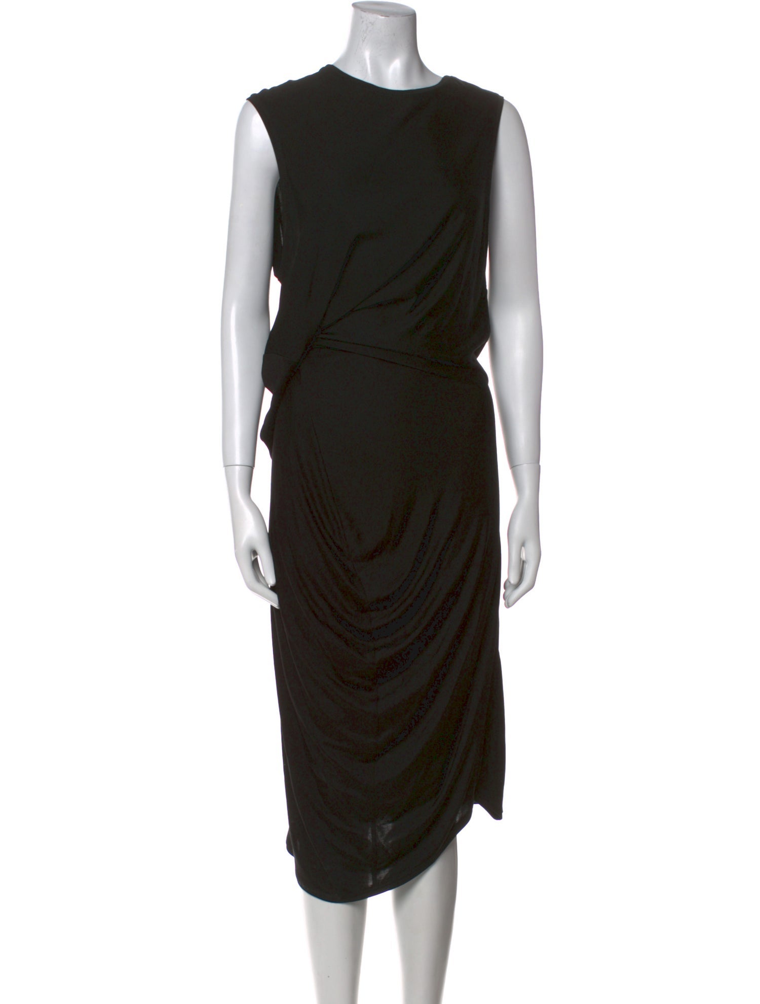 McQ Alexander McQueen Bateau Neckline Long Dress