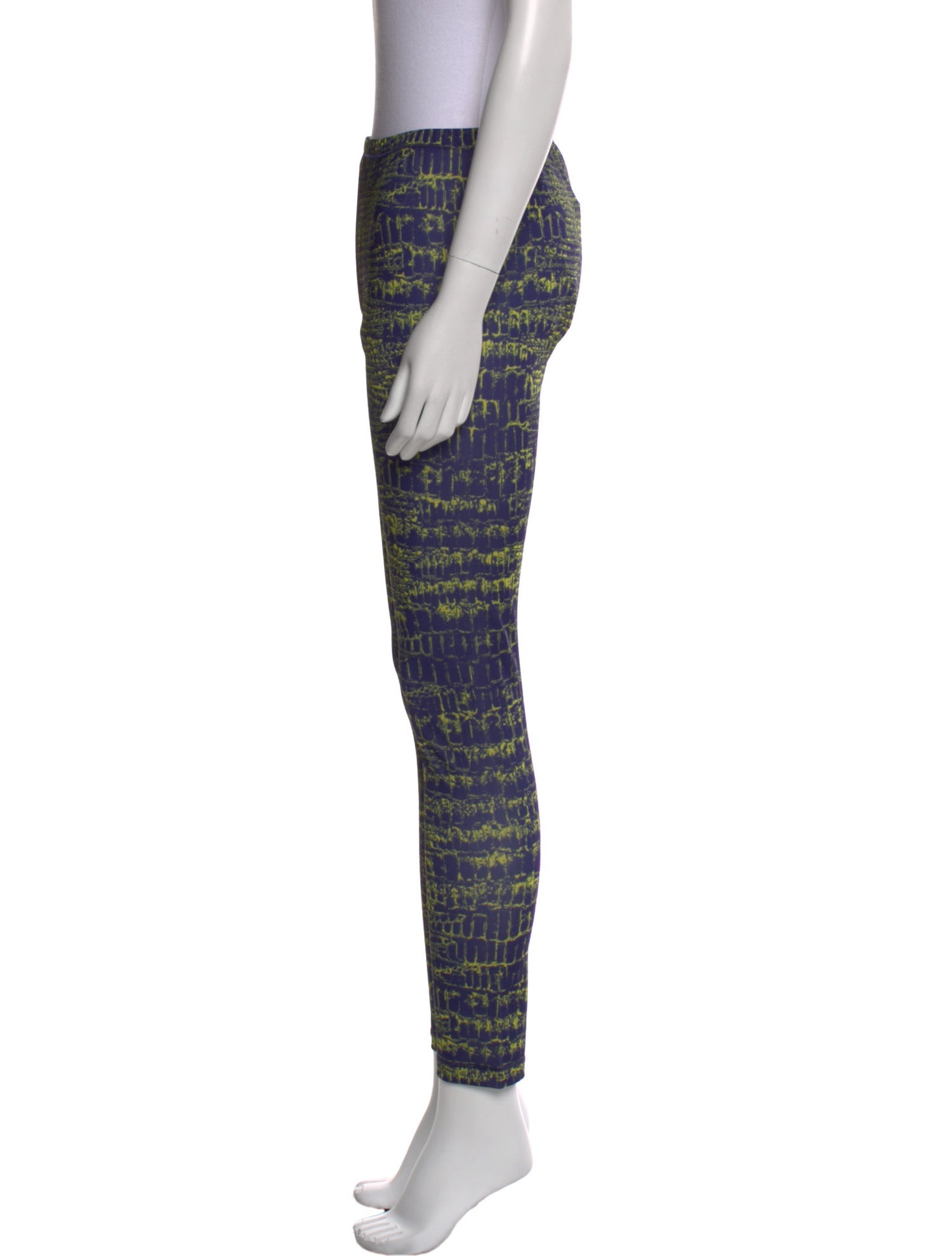 McQ Alexander McQueen Printed Skinny Leg Pants