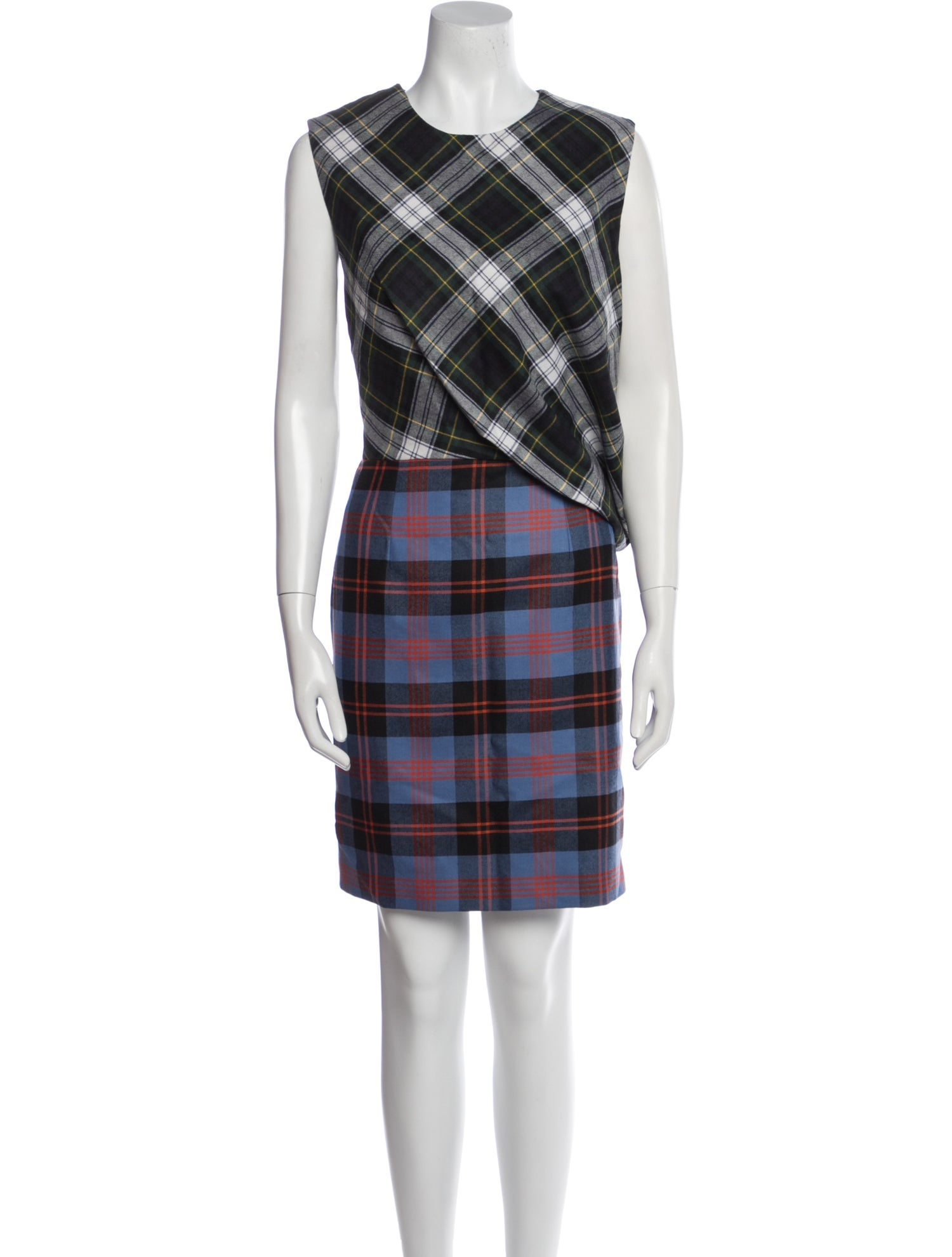 McQ Alexander McQueen Wool Mini Dress