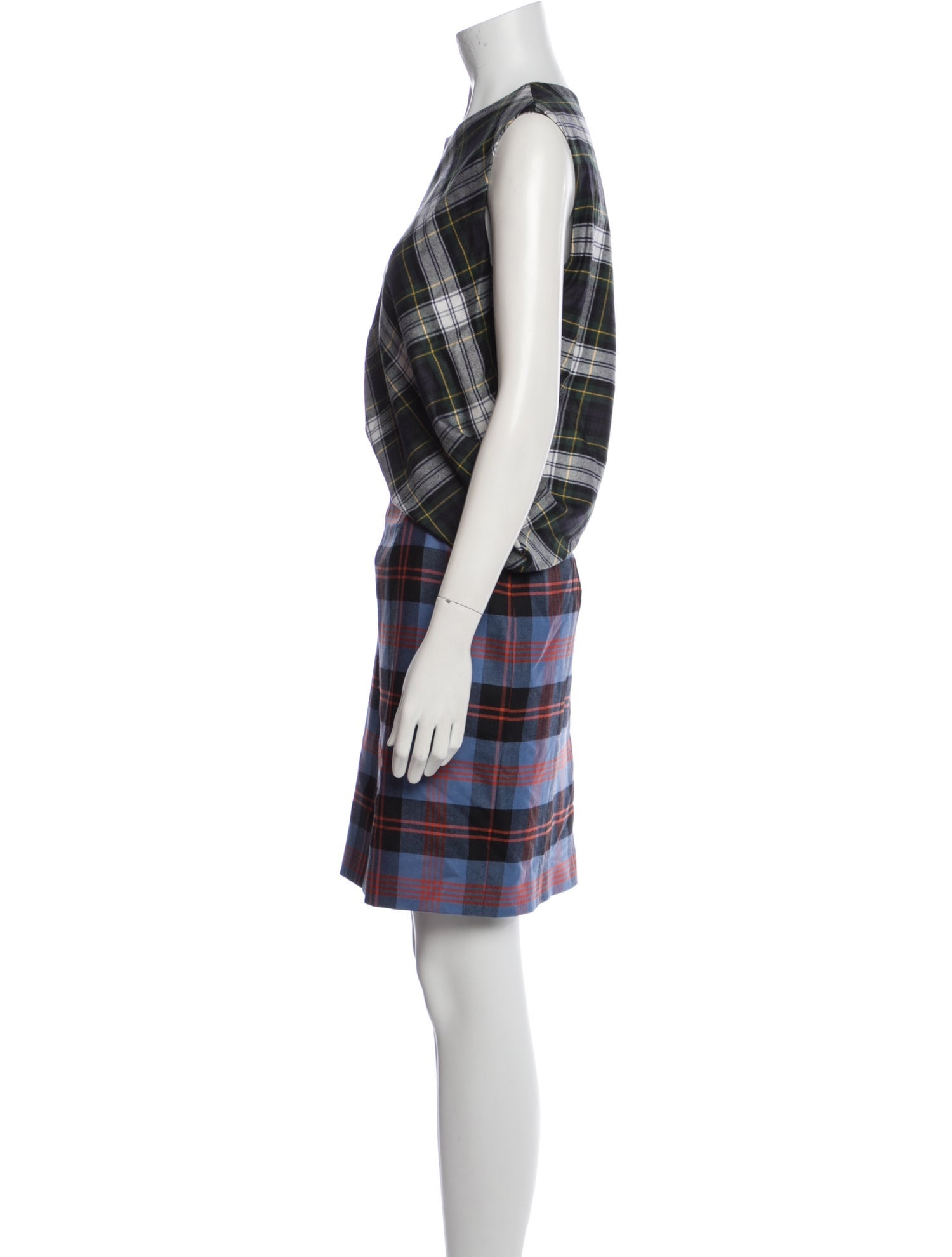 McQ Alexander McQueen Wool Mini Dress