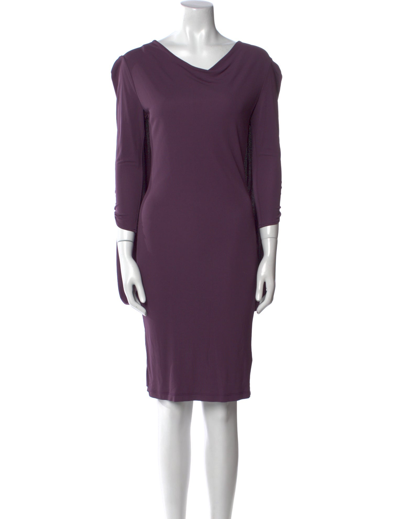 McQ Alexander McQueen Cowl Neck Knee-Length Dress w/ Tags