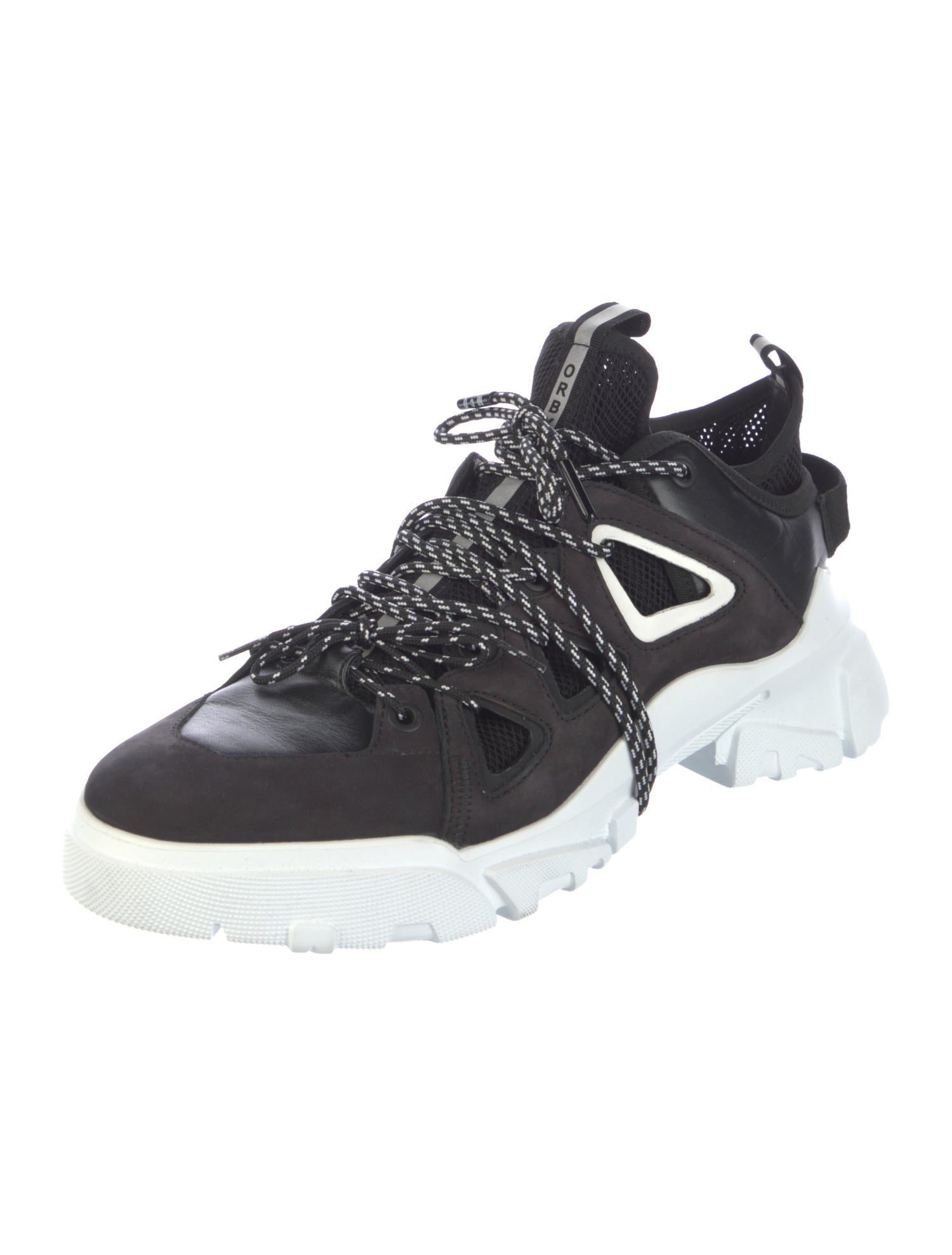McQ Alexander McQueen Suede Patterned Chunky Sneakers