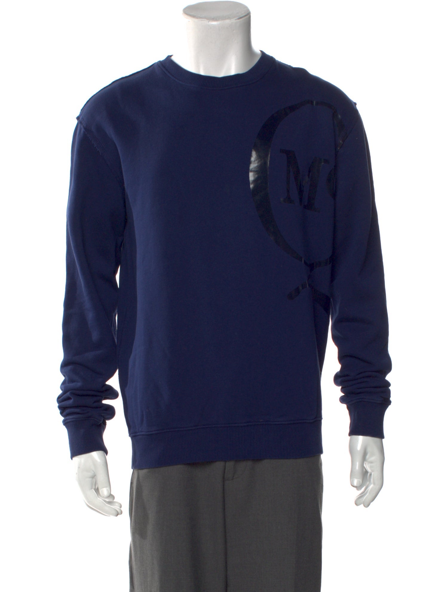 McQ Alexander McQueen Graphic Print Crew Neck Sweatshirt