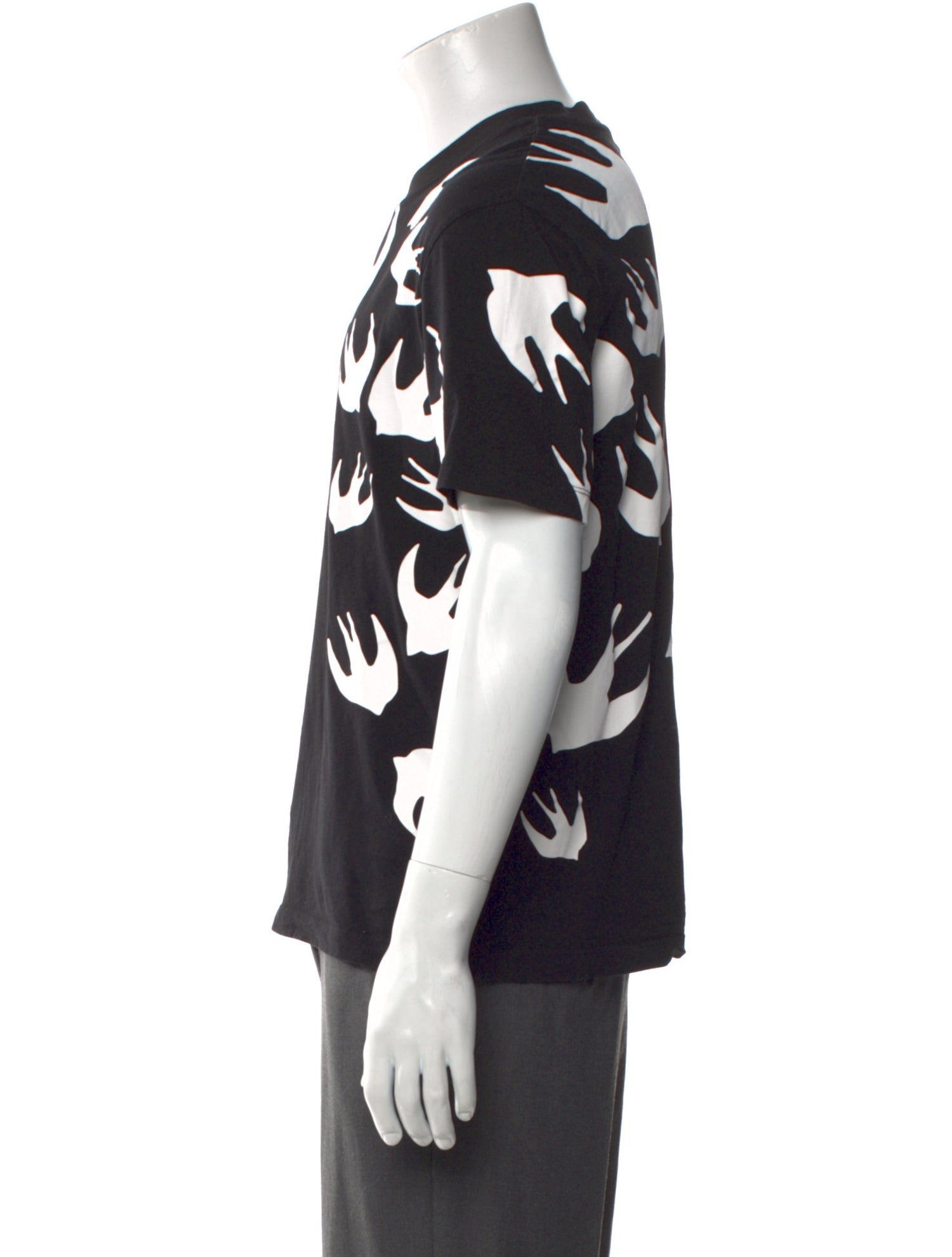 McQ Alexander McQueen Printed Crew Neck T-Shirt