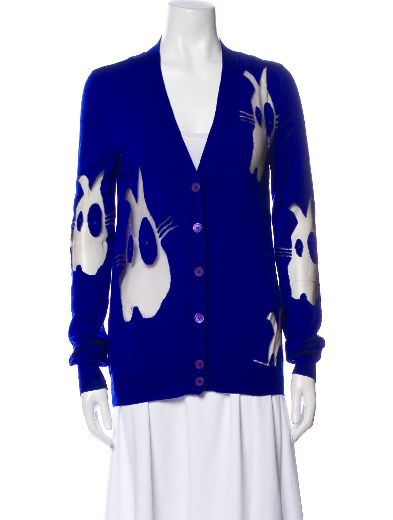 McQ Alexander McQueen Wool Printed Blouse