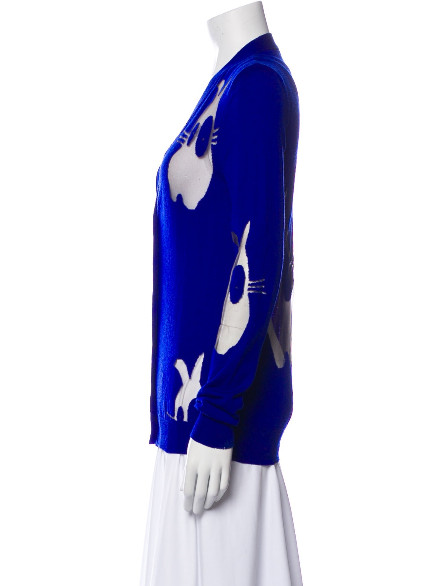 McQ Alexander McQueen Wool Printed Blouse