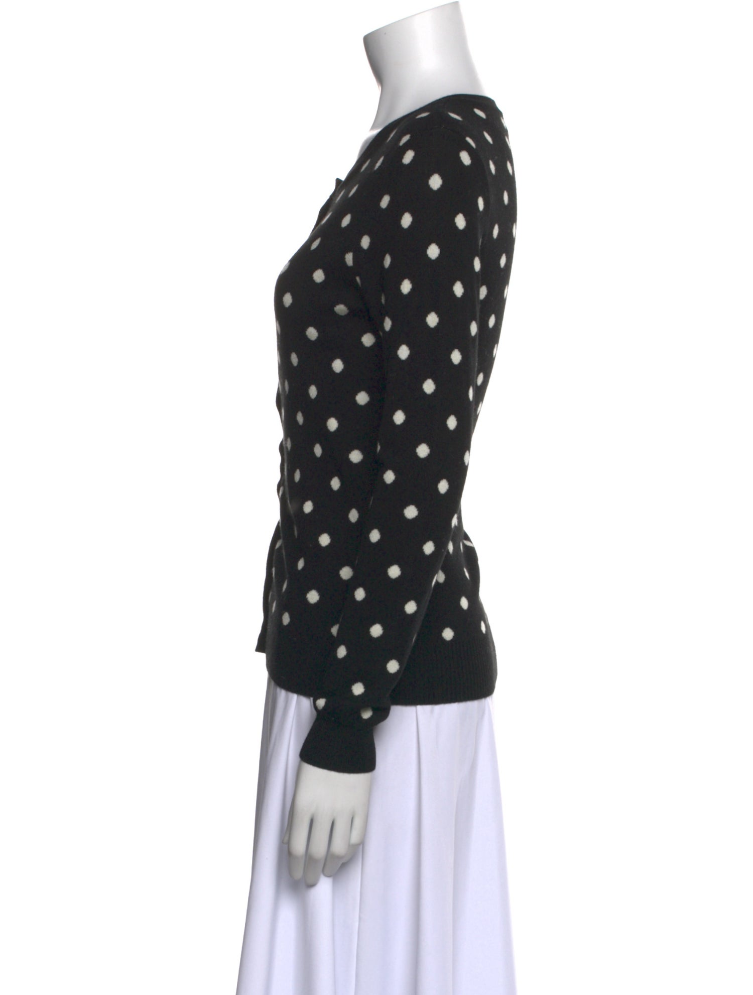 McQ Alexander McQueen Wool Polka Dot Print Sweater