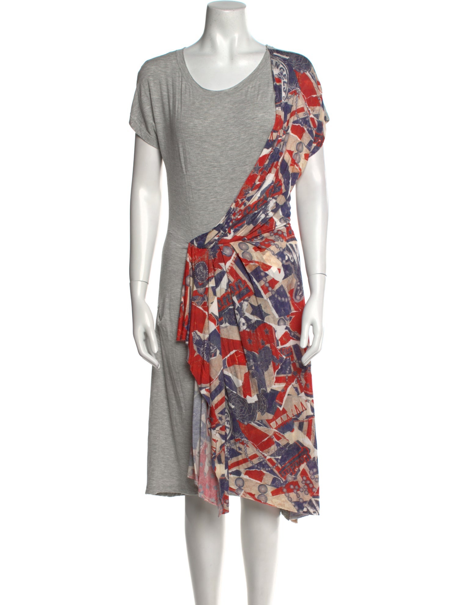 McQ Alexander McQueen Printed Knee-Length Dress