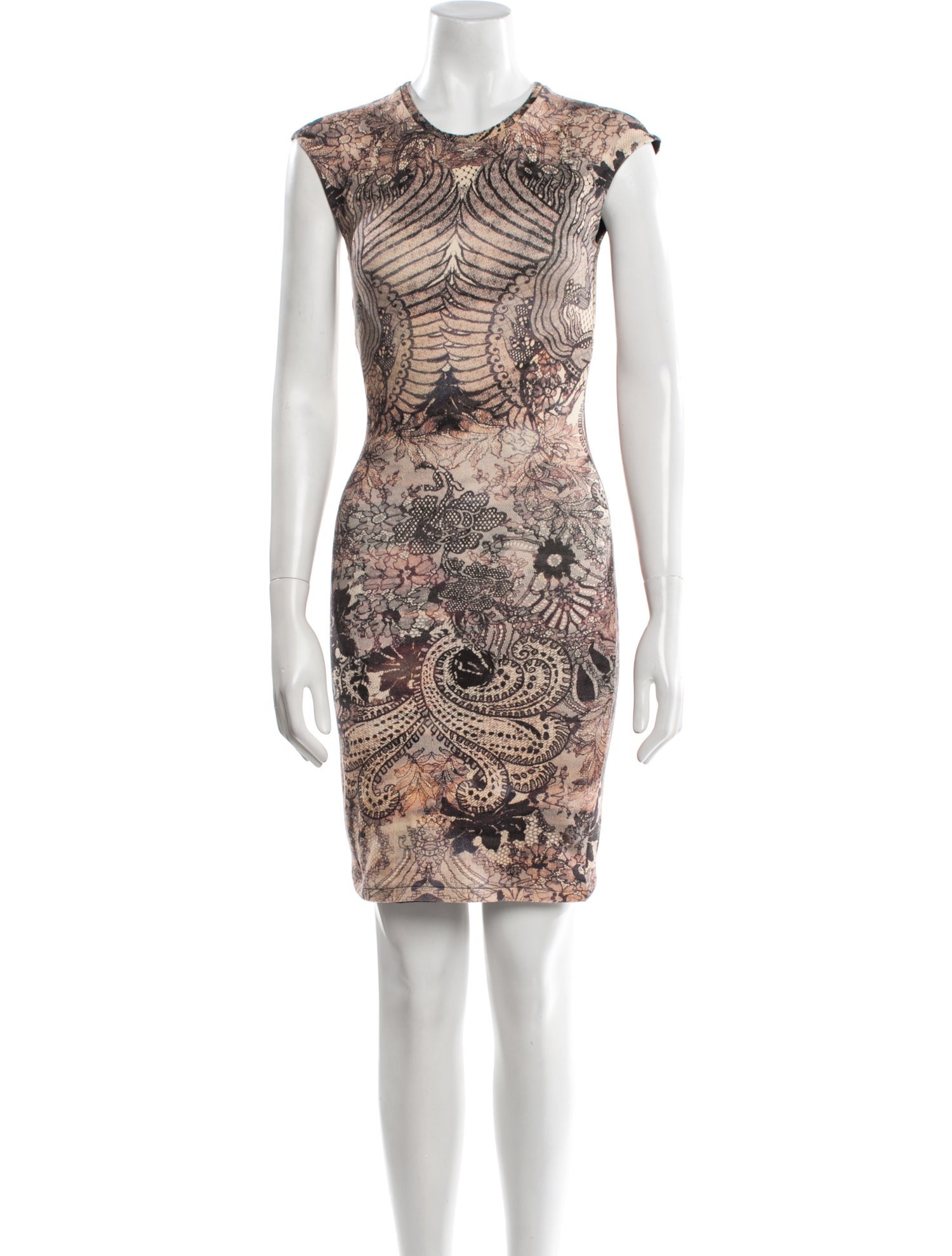 McQ Alexander McQueen Printed Mini Dress