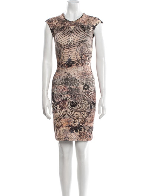 McQ Alexander McQueen Printed Mini Dress
