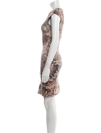 McQ Alexander McQueen Printed Mini Dress