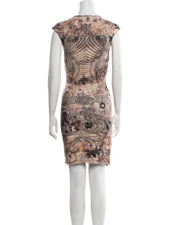 McQ Alexander McQueen Printed Mini Dress