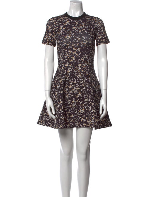 McQ Alexander McQueen Floral Print Mini Dress