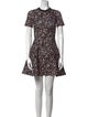 McQ Alexander McQueen Floral Print Mini Dress