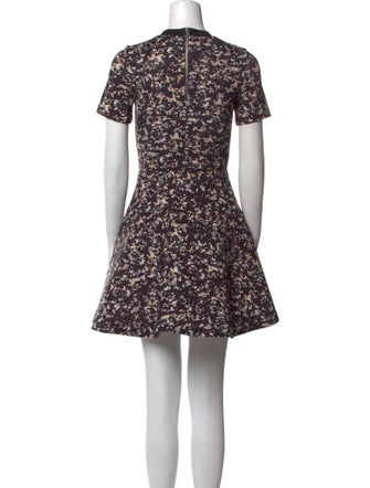 McQ Alexander McQueen Floral Print Mini Dress