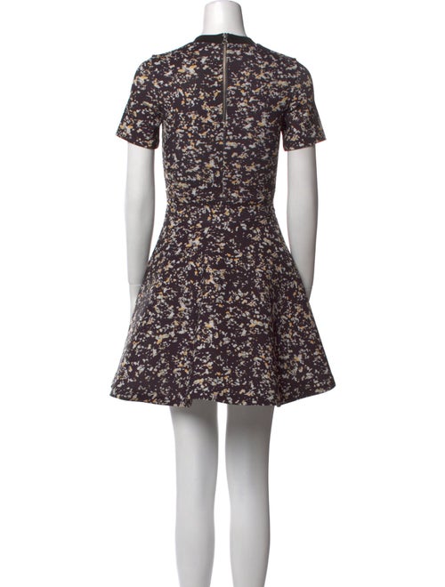 McQ Alexander McQueen Floral Print Mini Dress