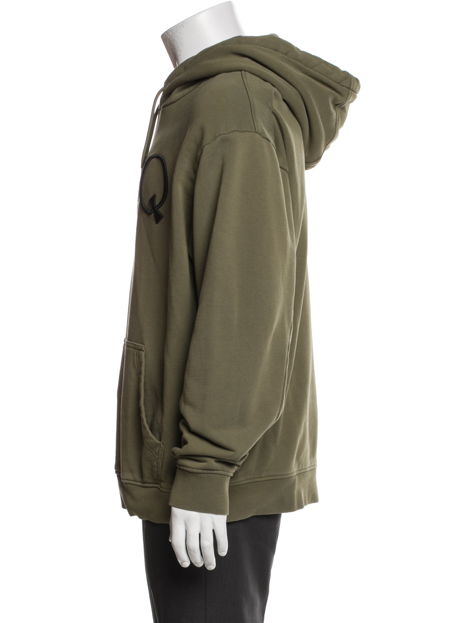 McQ Alexander McQueen Graphic Print Crew Neck Hoodie