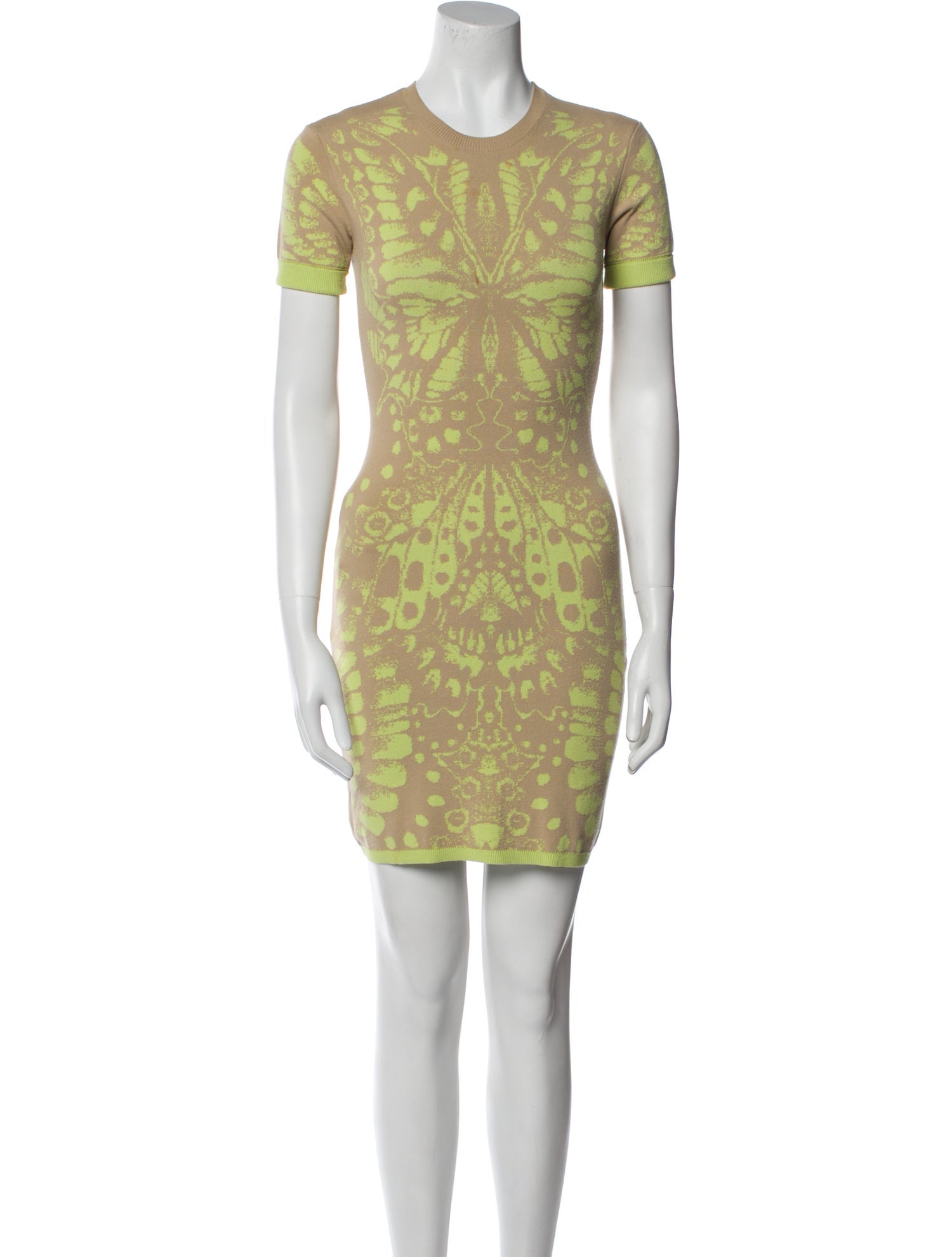 McQ Alexander McQueen Printed Mini Dress