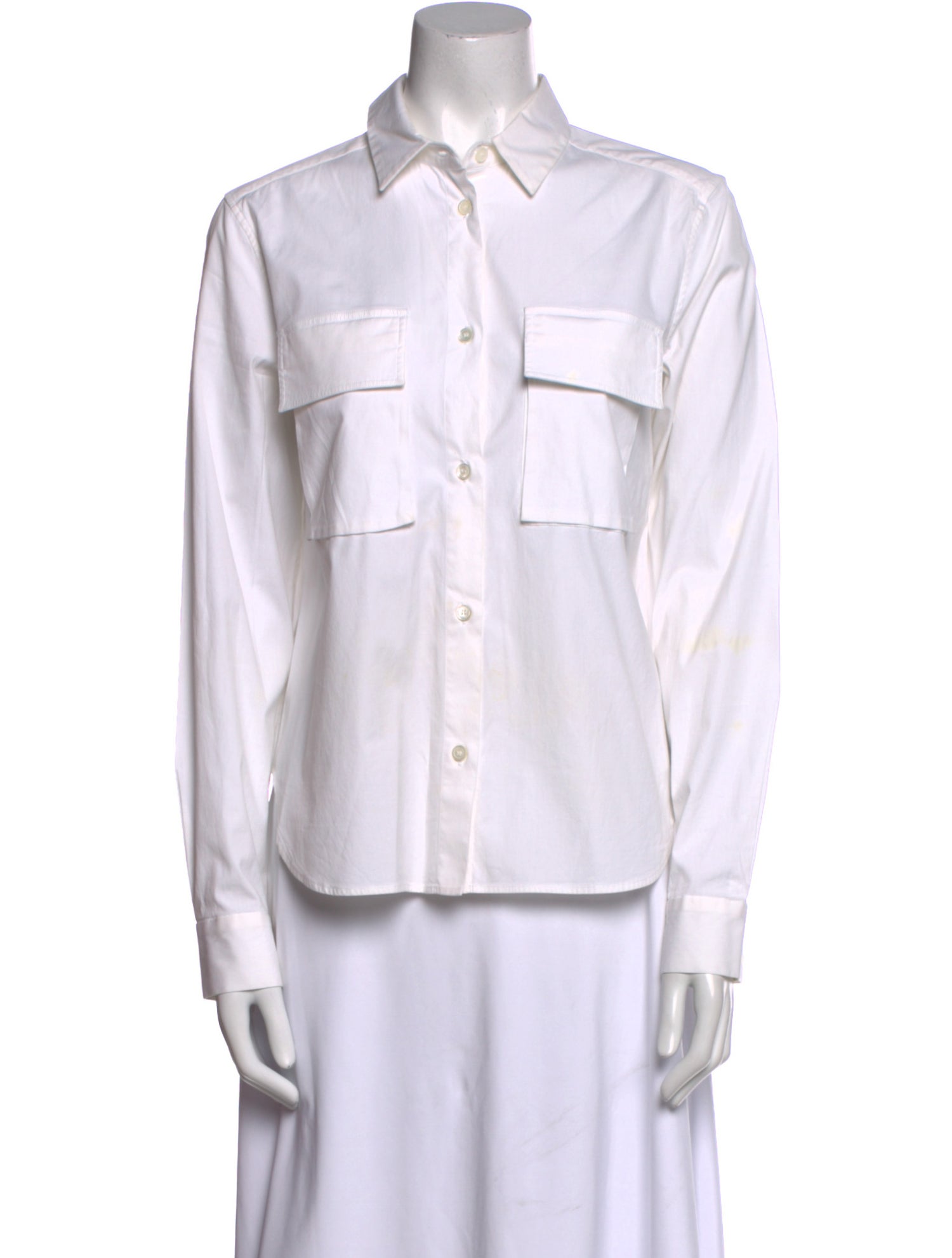 McQ Alexander McQueen Long Sleeve Button-Up Top