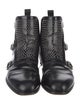 McQ Alexander McQueen Leather Studded Accents Boots