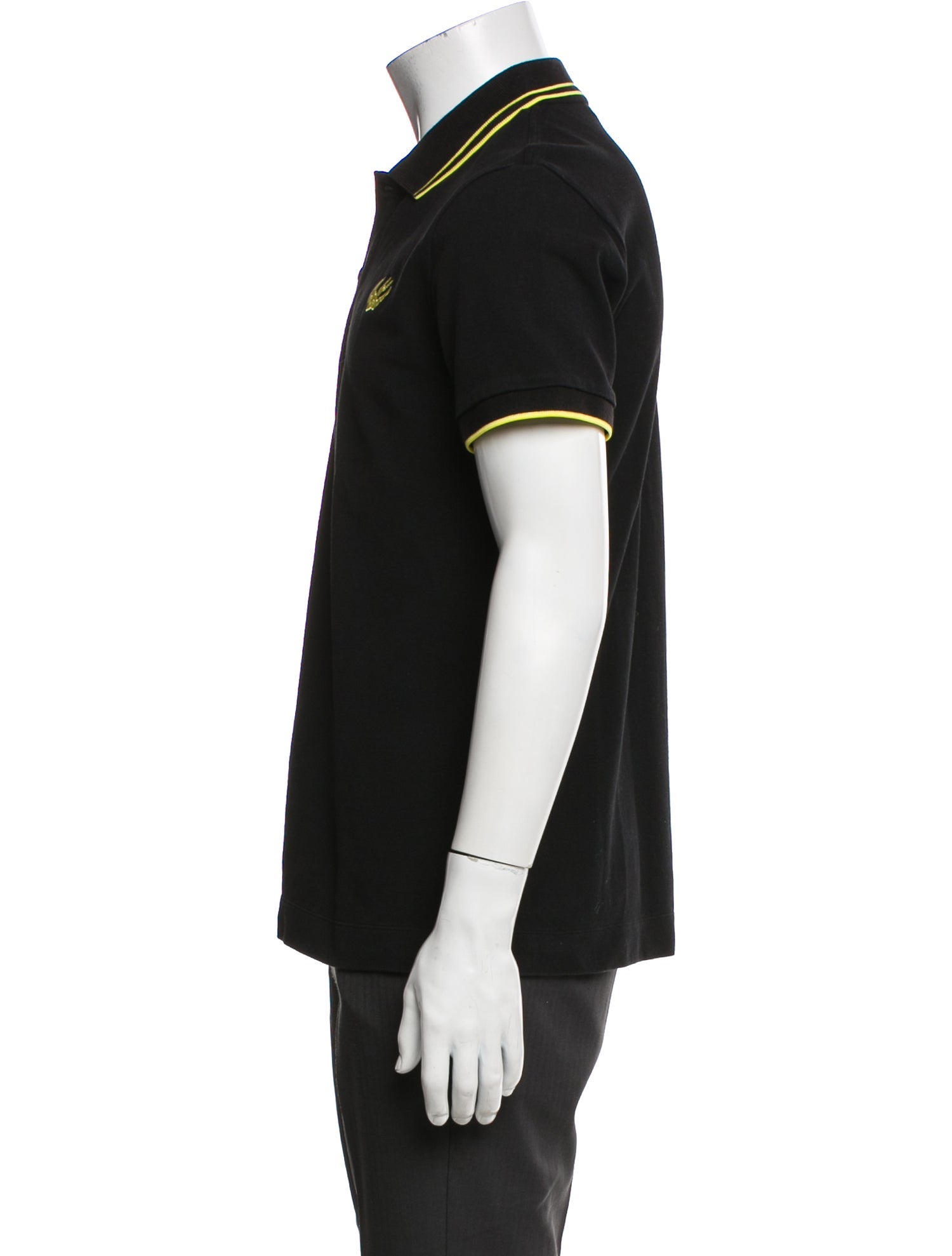 McQ Swallow Collar Short Sleeve Polo Shirt