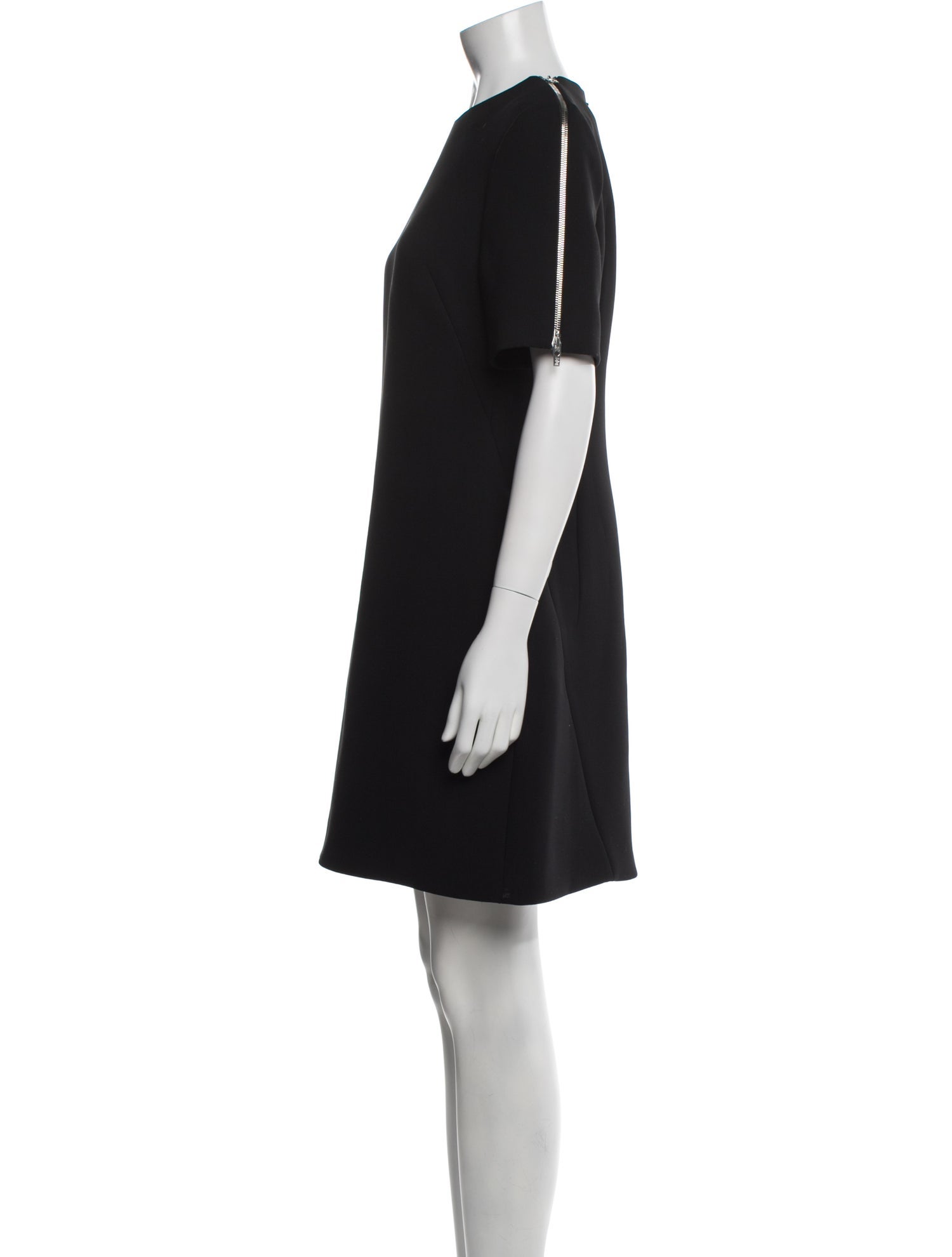 McQ Alexander McQueen Crew Neck Mini Dress
