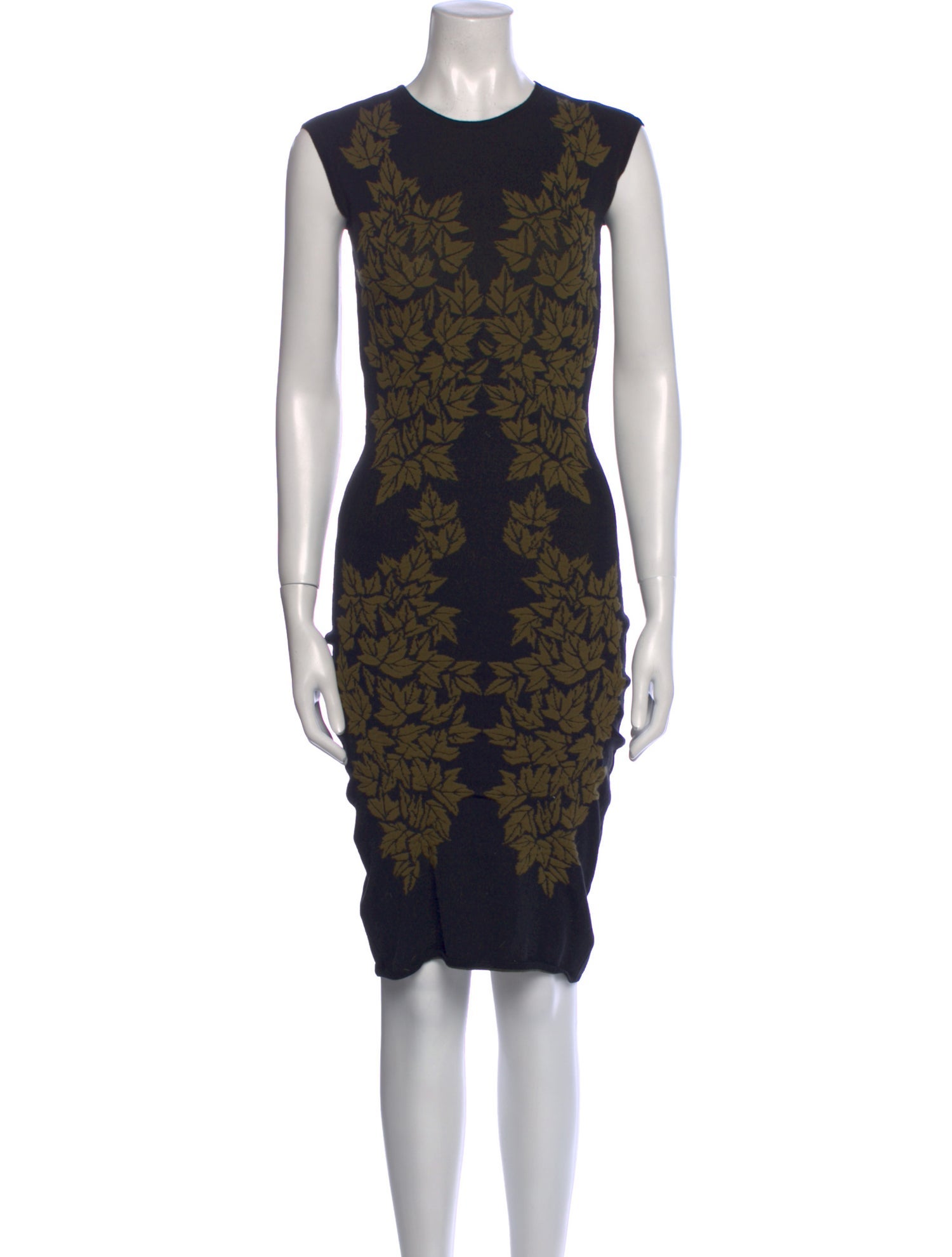 McQ Alexander McQueen Lace Pattern Knee-Length Dress