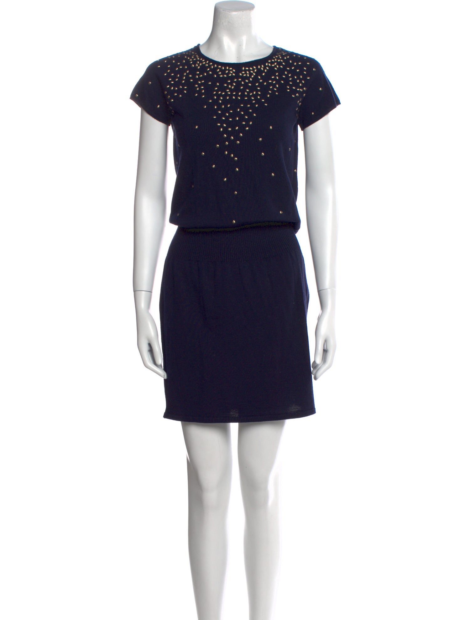 McQ Alexander McQueen Wool Mini Dress
