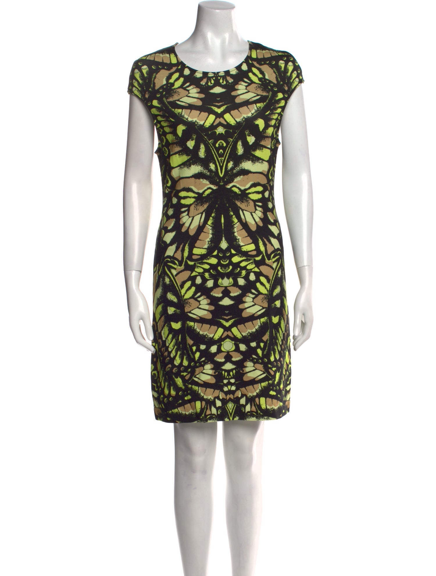 McQ Alexander McQueen Printed Mini Dress