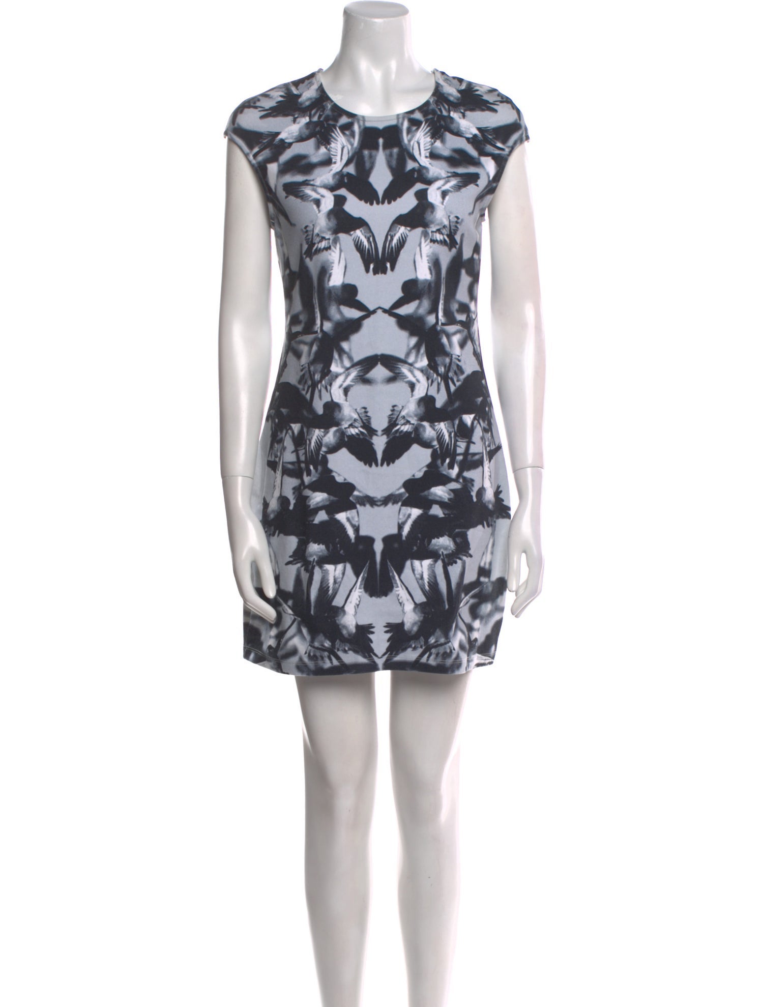 McQ Alexander McQueen Printed Mini Dress