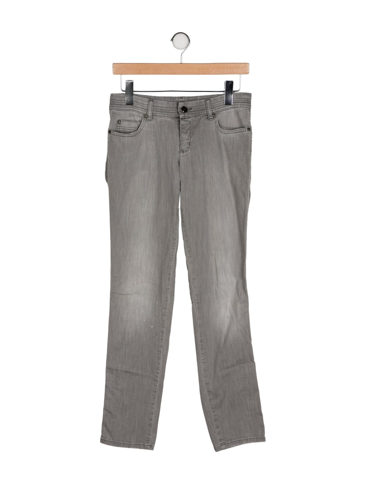 McQ Alexander McQueen Low-Rise Straight Leg Jeans