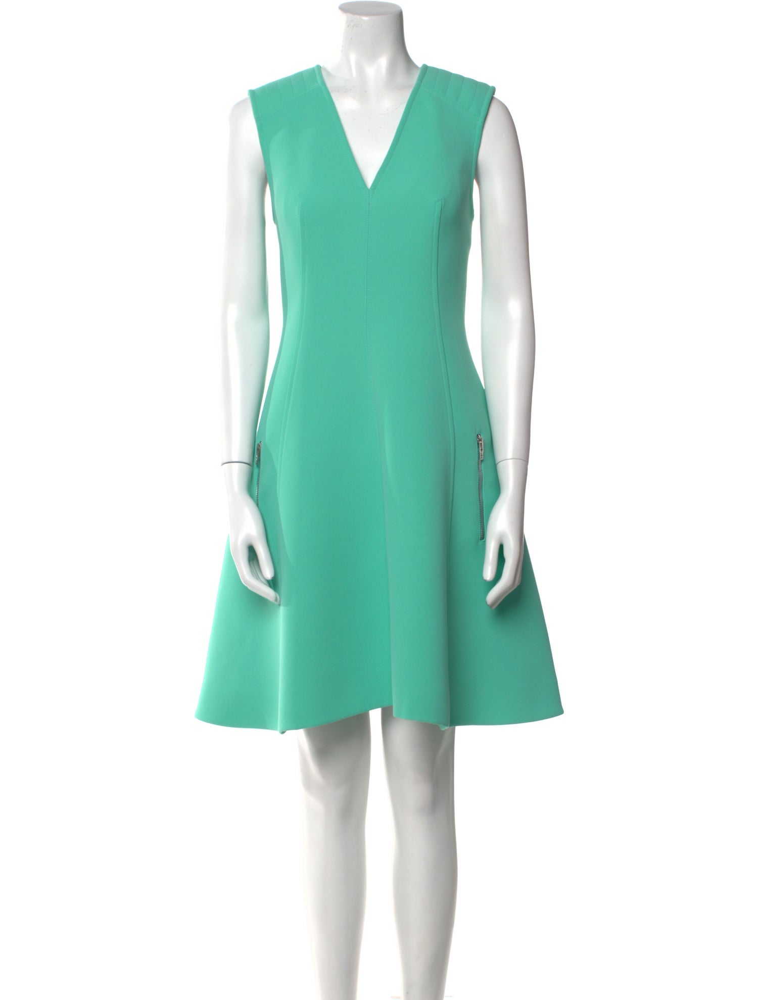 McQ Alexander McQueen V-Neck Mini Dress