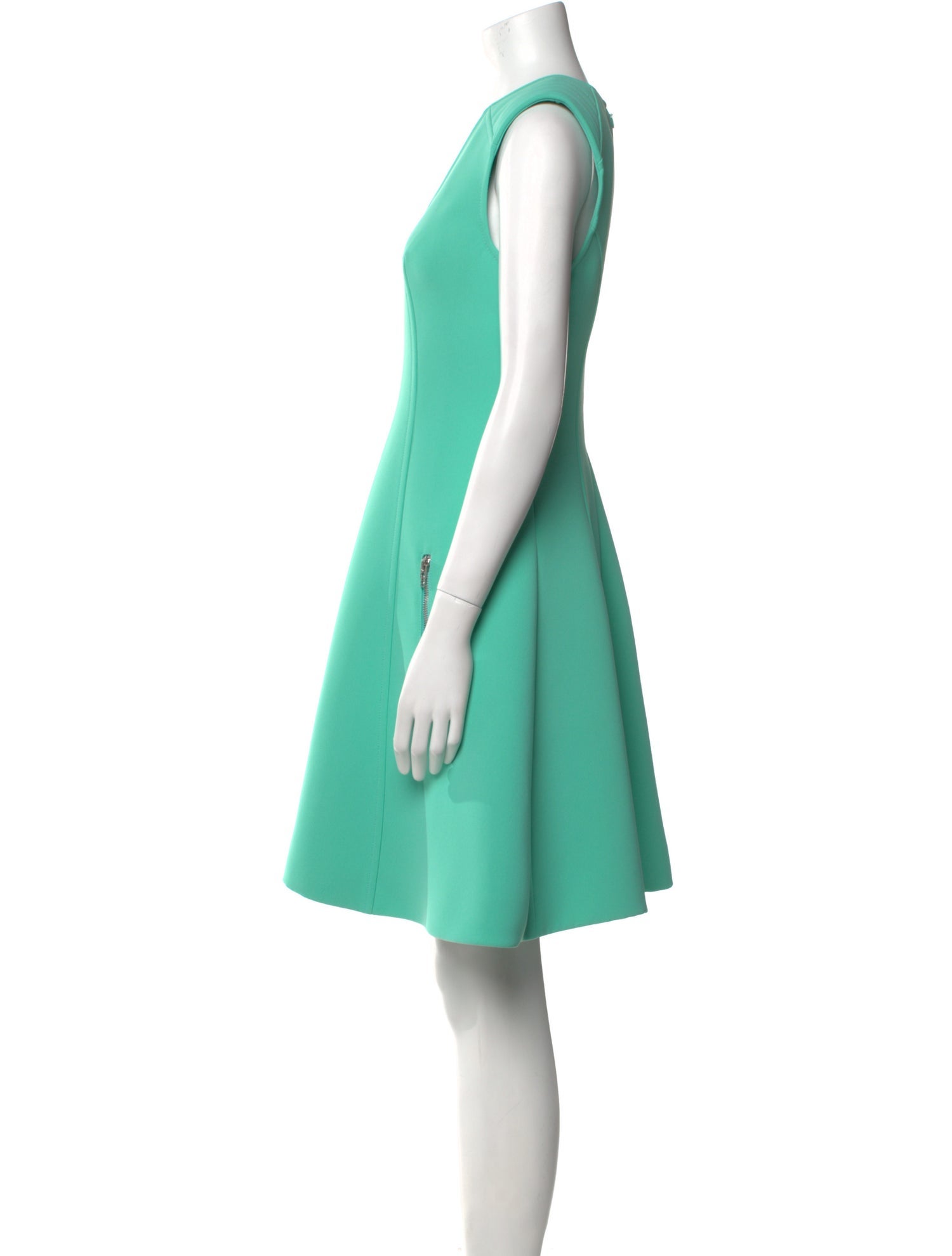 McQ Alexander McQueen V-Neck Mini Dress