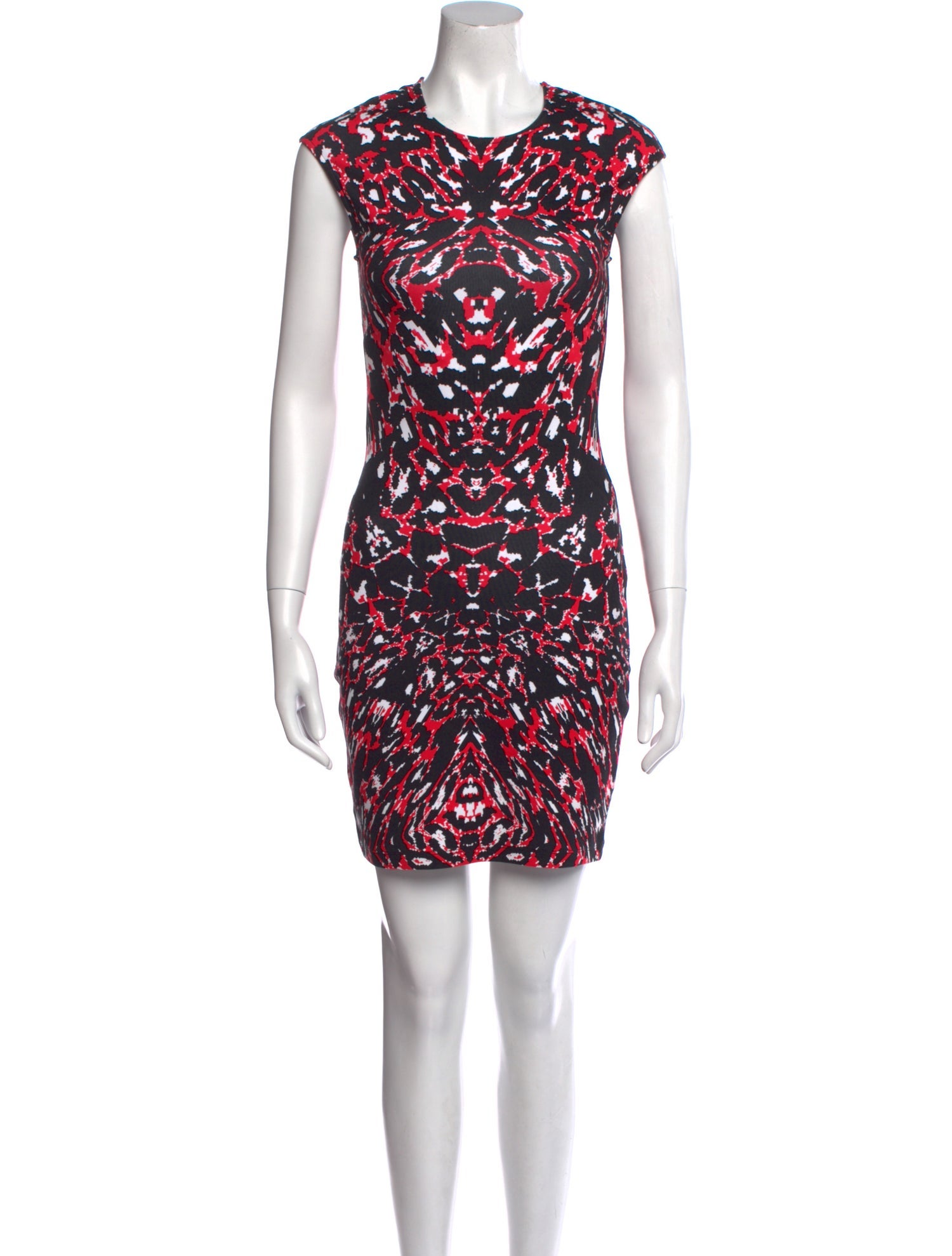 McQ Alexander McQueen Printed Mini Dress