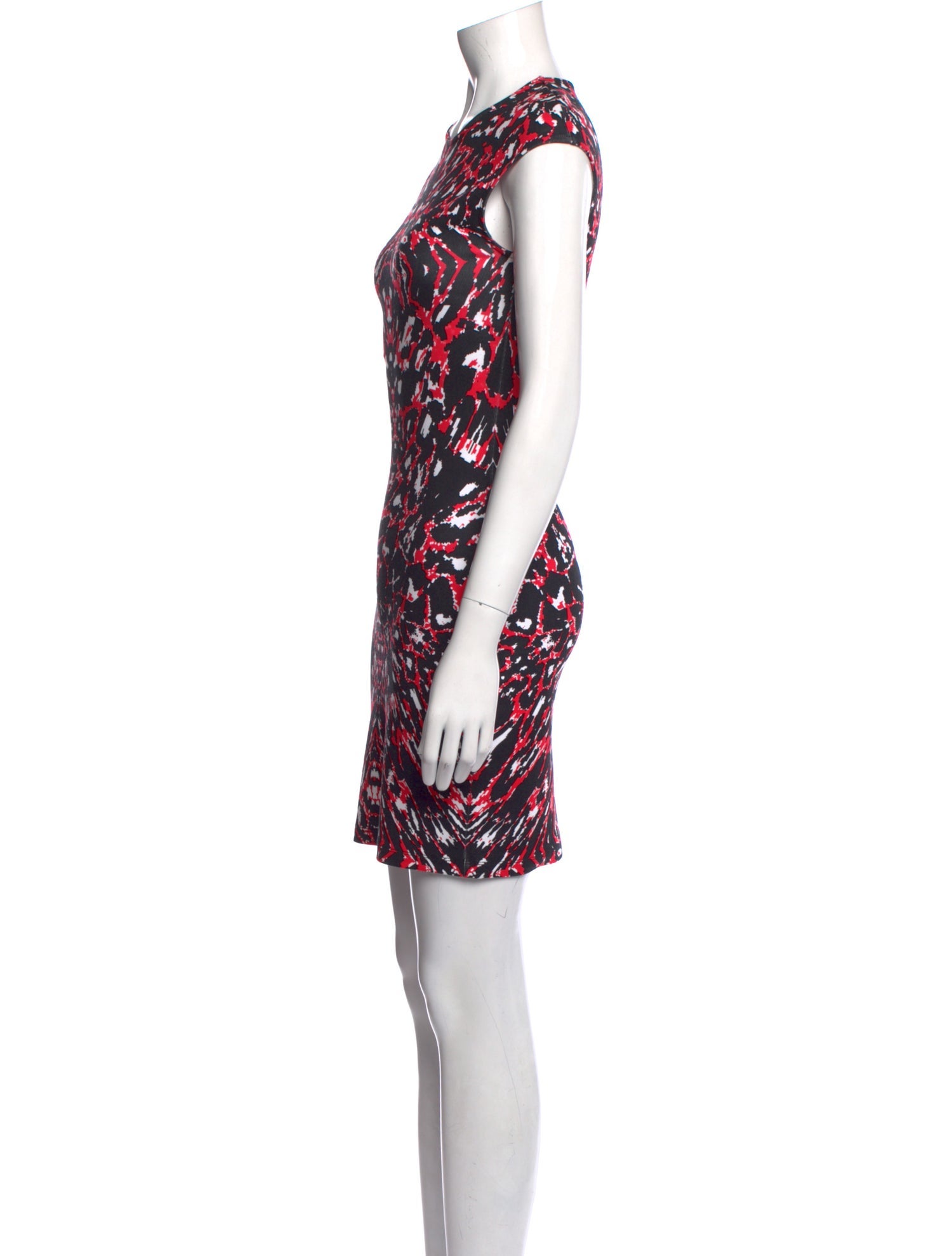 McQ Alexander McQueen Printed Mini Dress