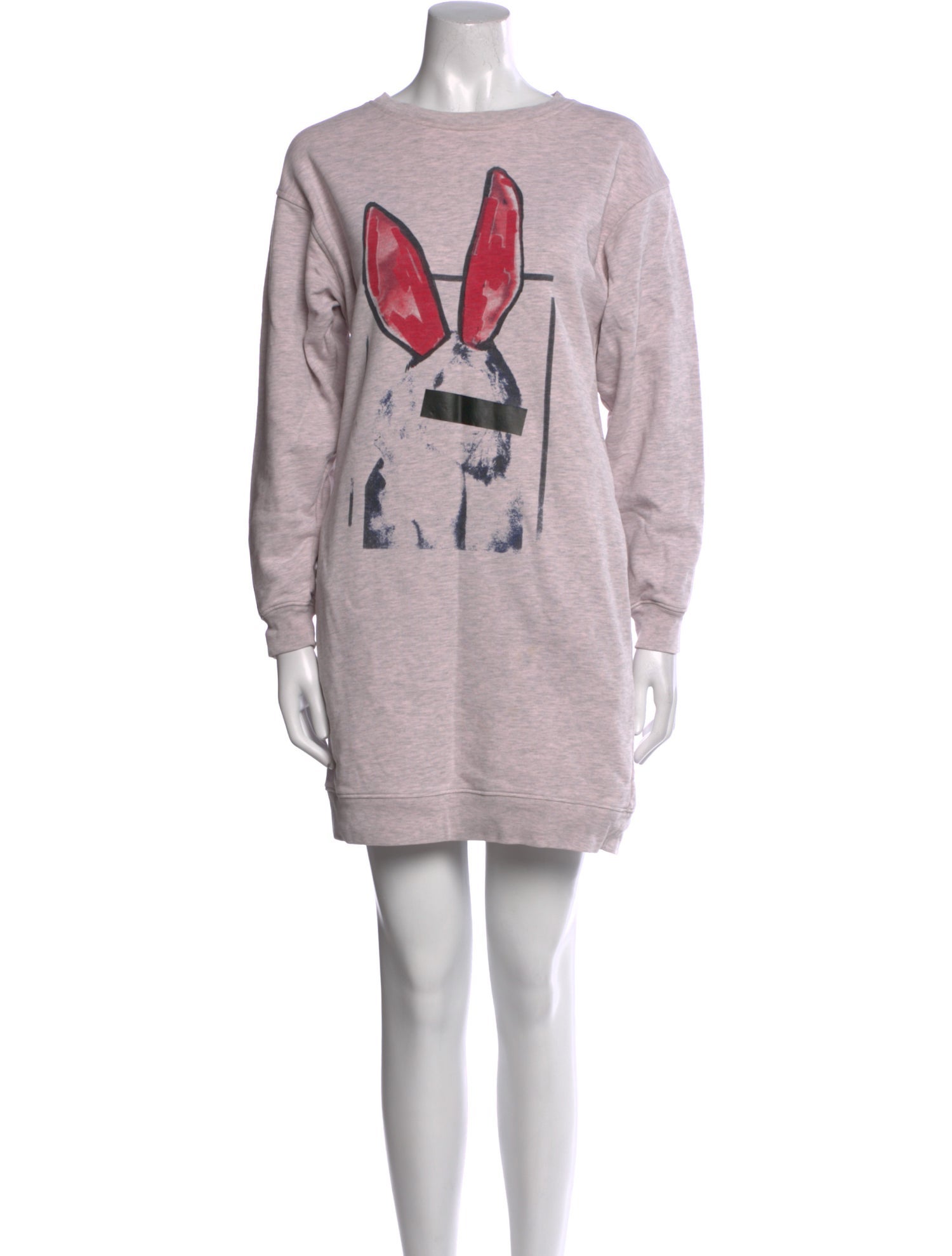 McQ Alexander McQueen Graphic Print Mini Dress