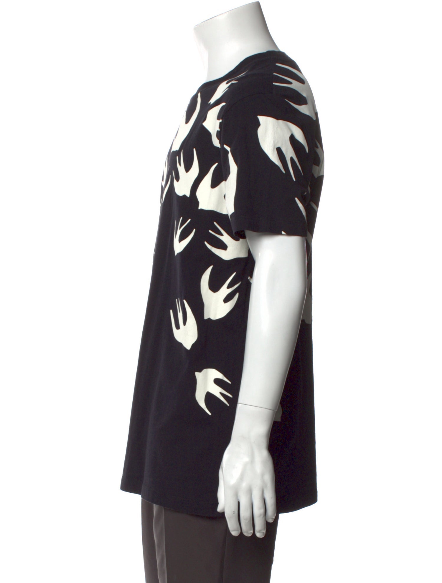 McQ Alexander McQueen Printed Crew Neck T-Shirt