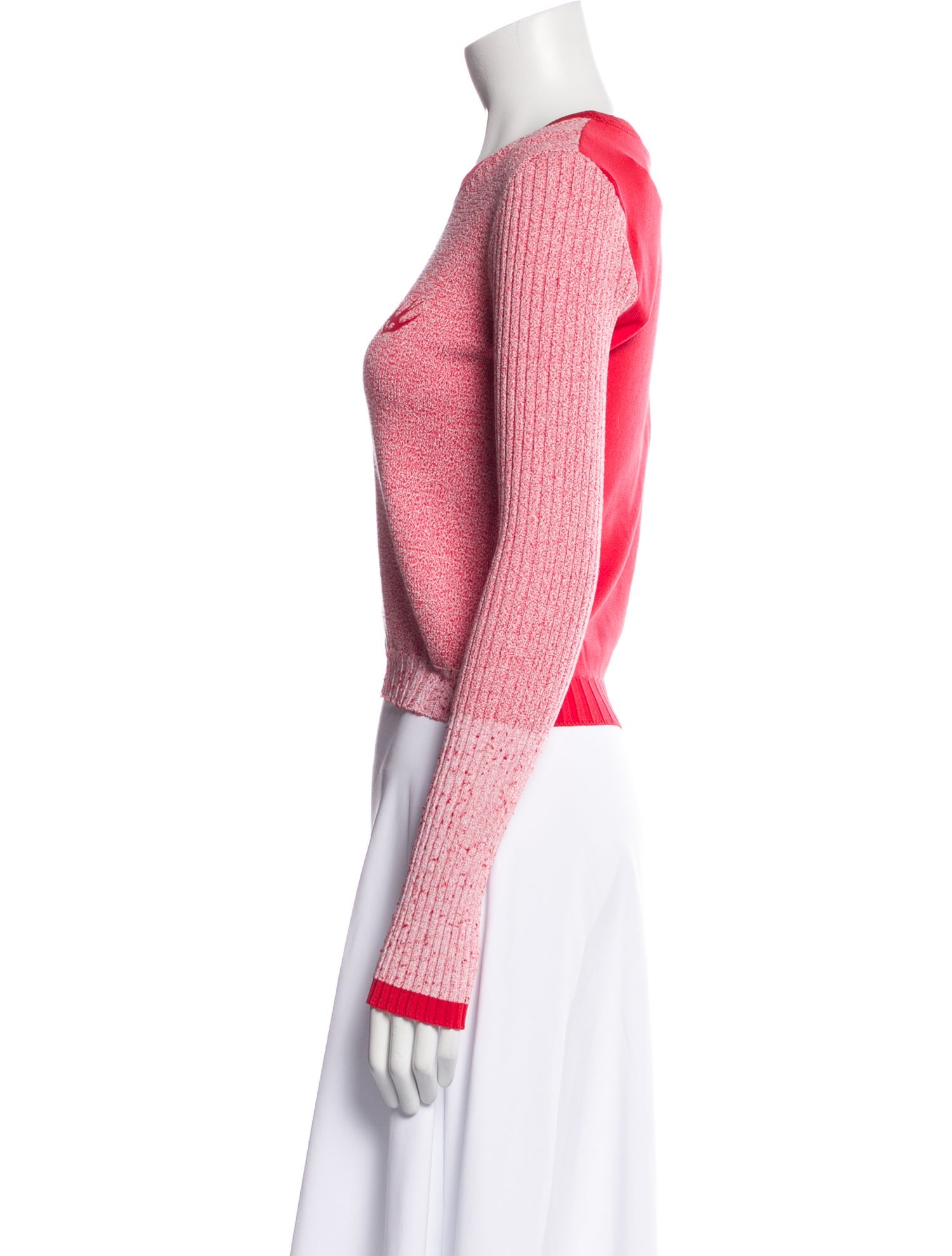 McQ Alexander McQueen Printed Crew Neck Crop Top w/ Tags