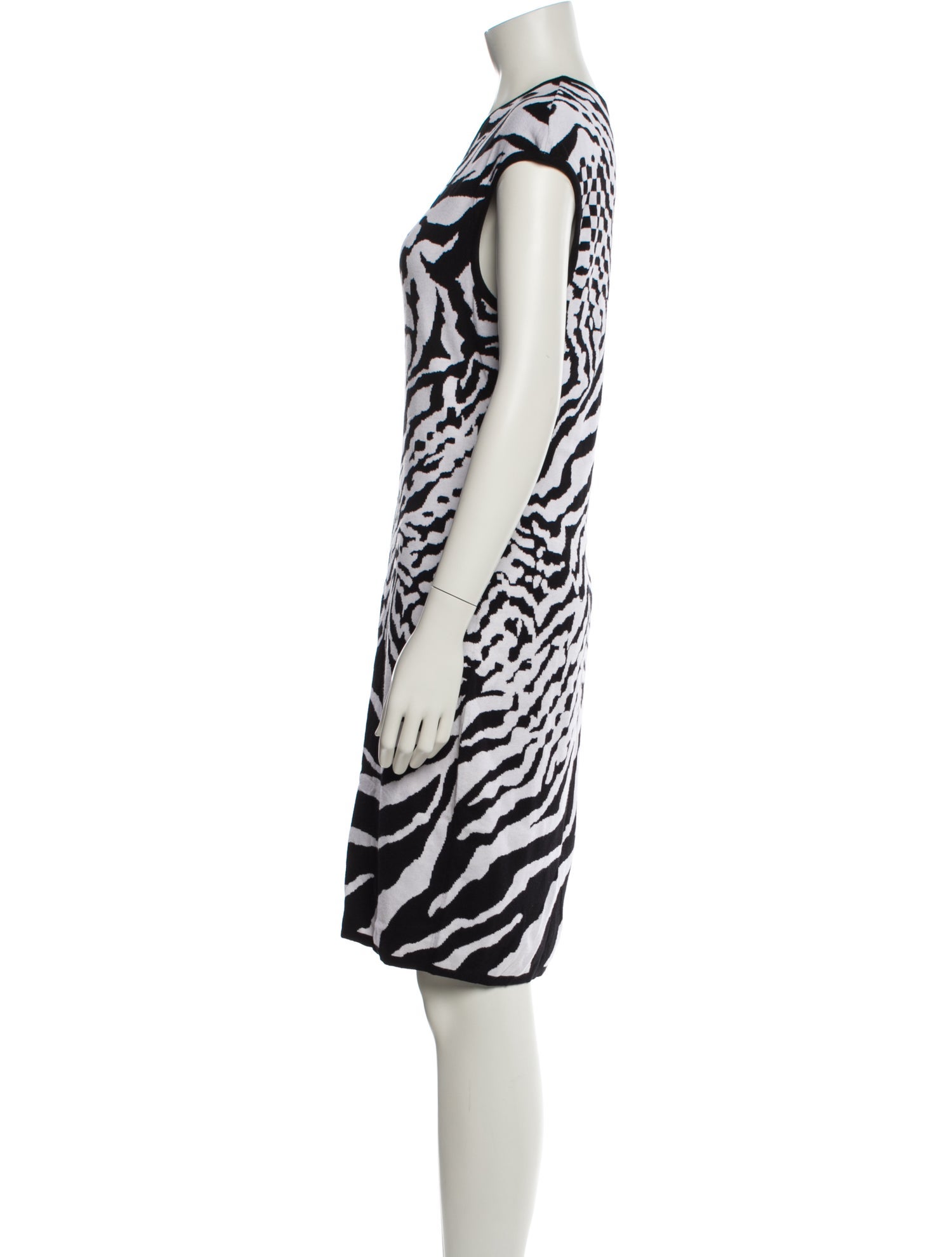 McQ Alexander McQueen Animal Print Knee-Length Dress