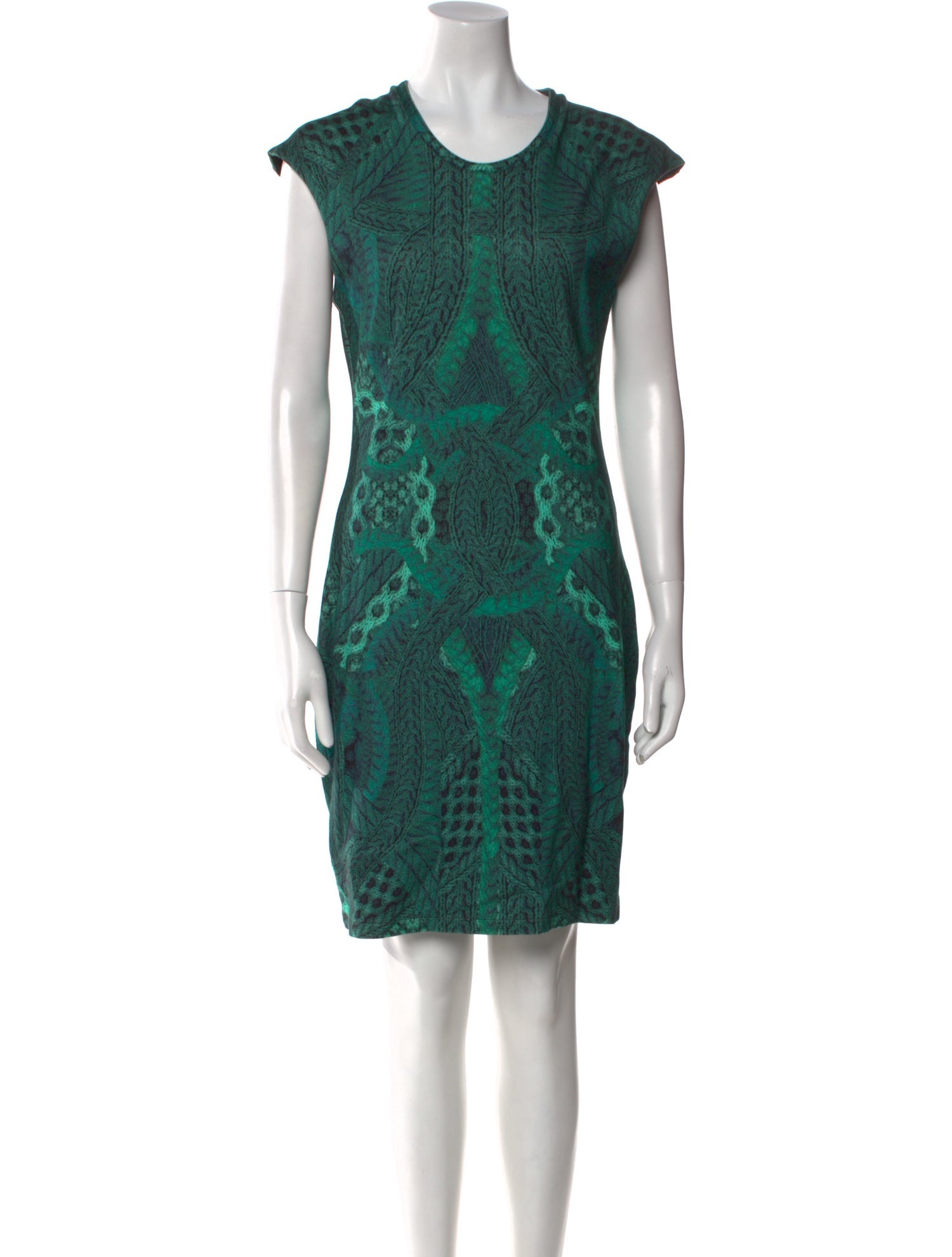 McQ Alexander McQueen Animal Print Knee-Length Dress
